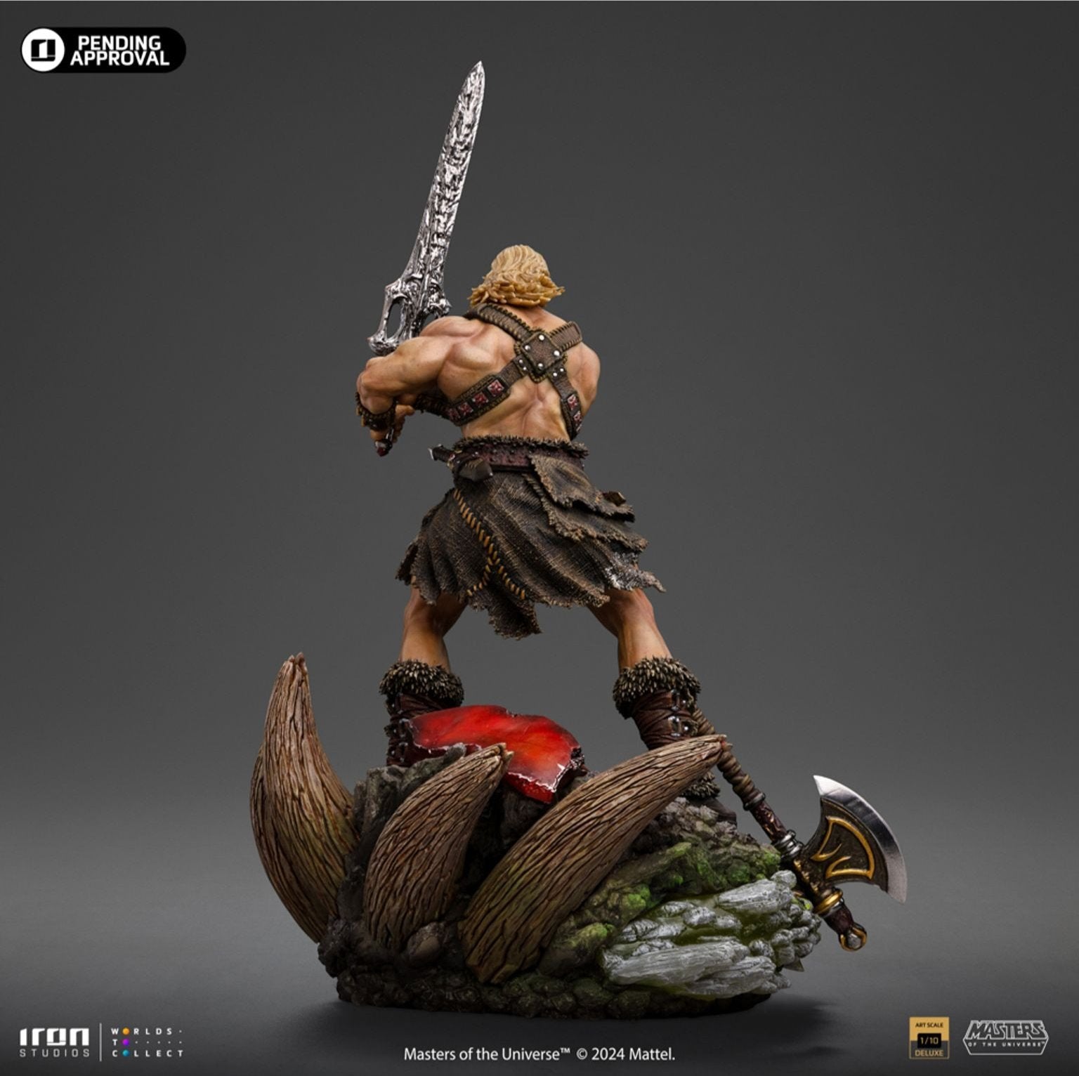 He-Man Unleashed (Masters of the Universe) 1/10 sStatue By Iron Studios