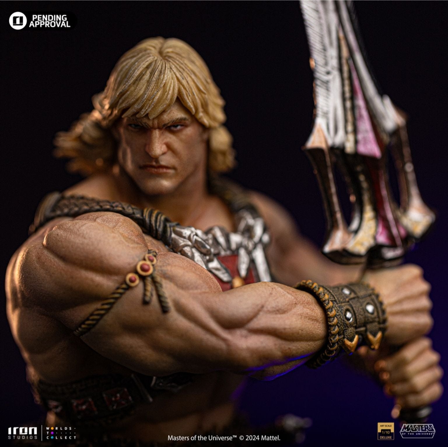 He-Man Unleashed (Masters of the Universe) 1/10 sStatue By Iron Studios