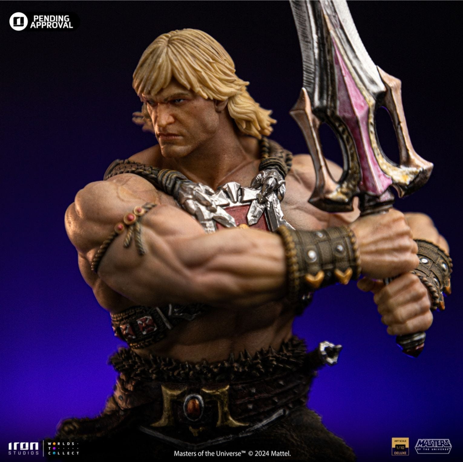 He-Man Unleashed (Masters of the Universe) 1/10 sStatue By Iron Studios