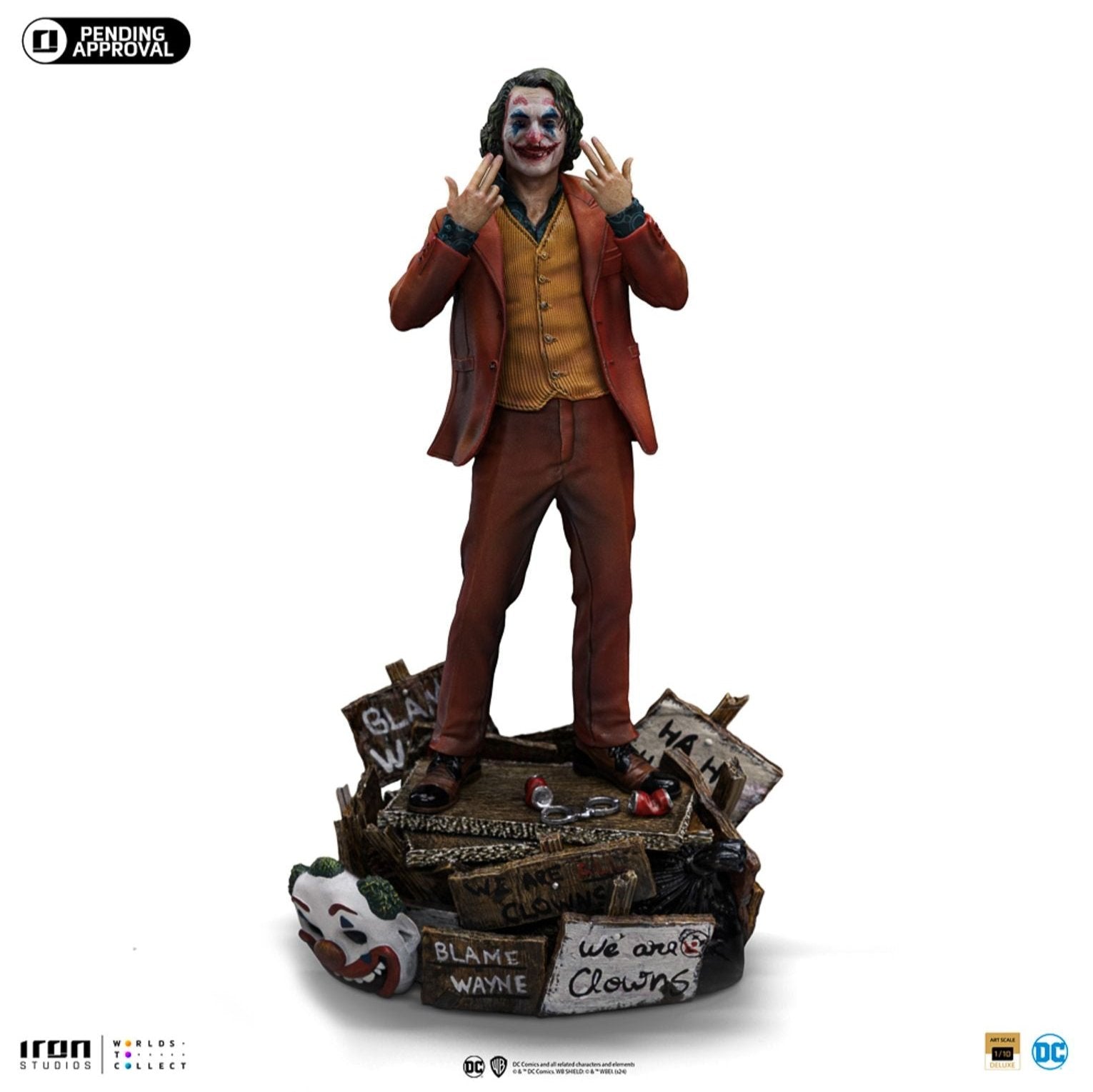 Joker (Arthur Fleck) Deluxe 1:10 Scale Statue by Iron Studios