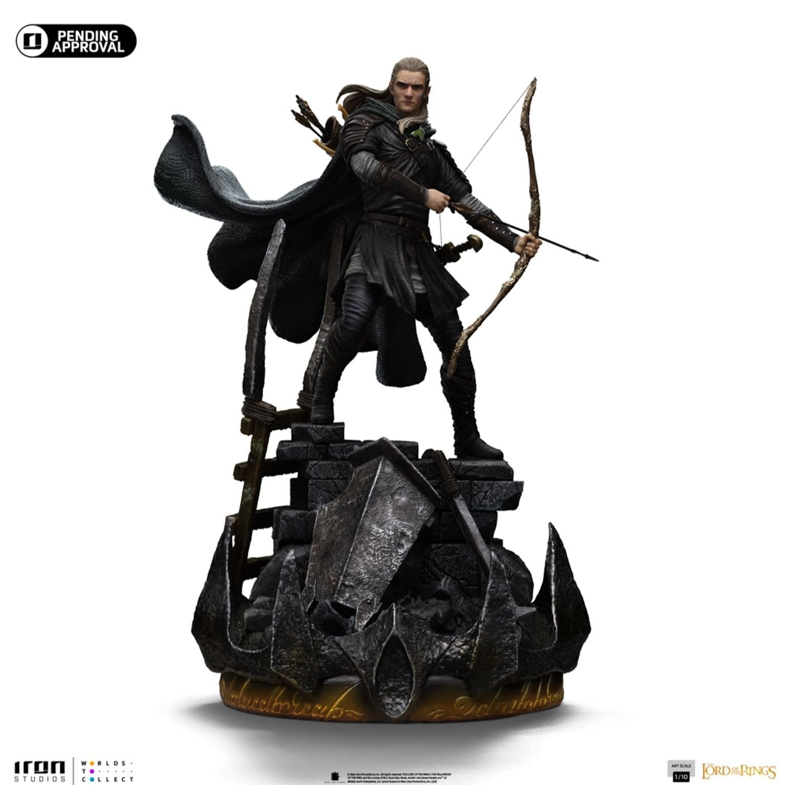 Legolas Unleashed The Lord of the Rings Art Scale 1/10 Statue By Iron Studios