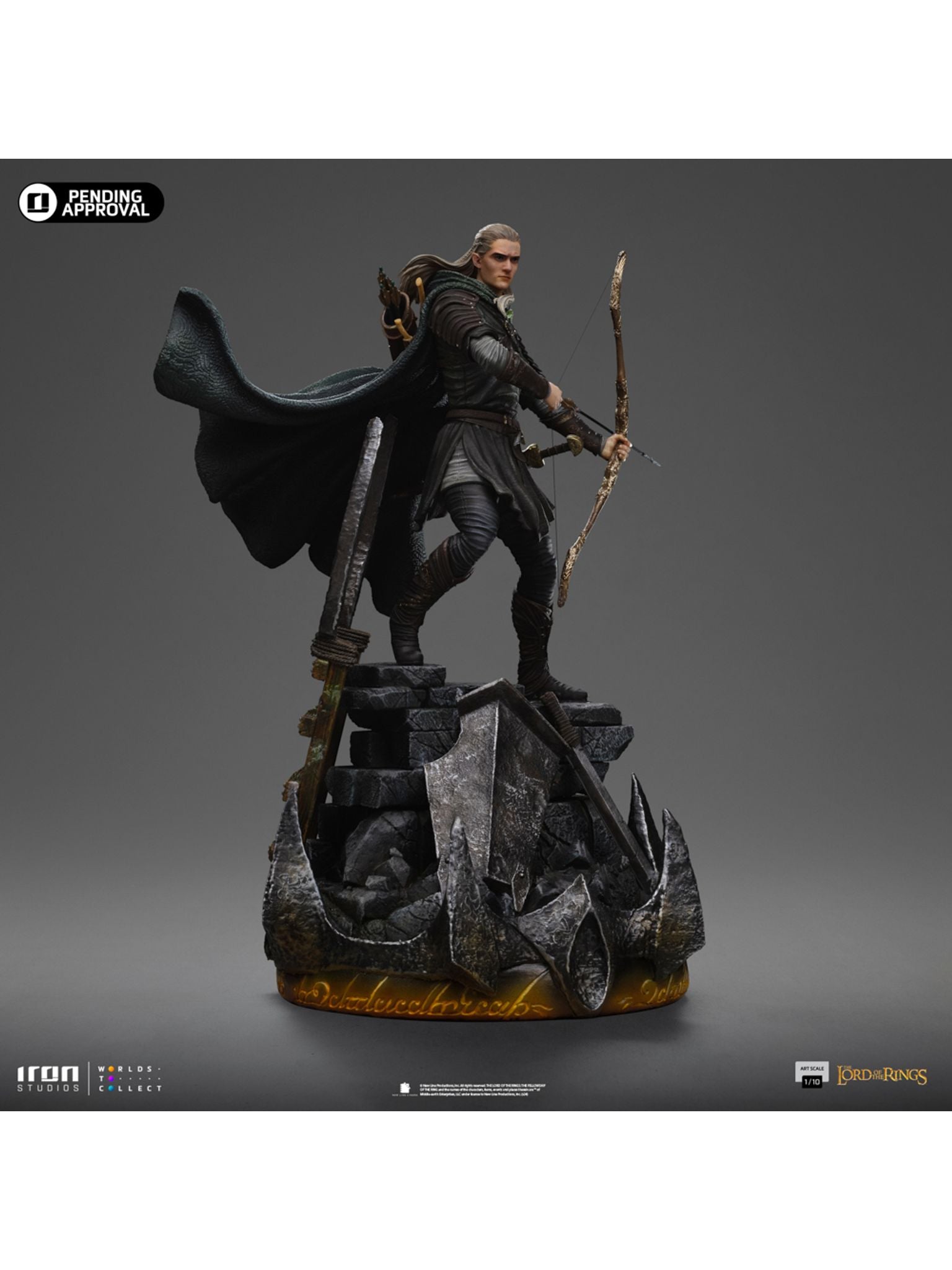 Legolas Unleashed The Lord of the Rings Art Scale 1/10 Statue By Iron Studios