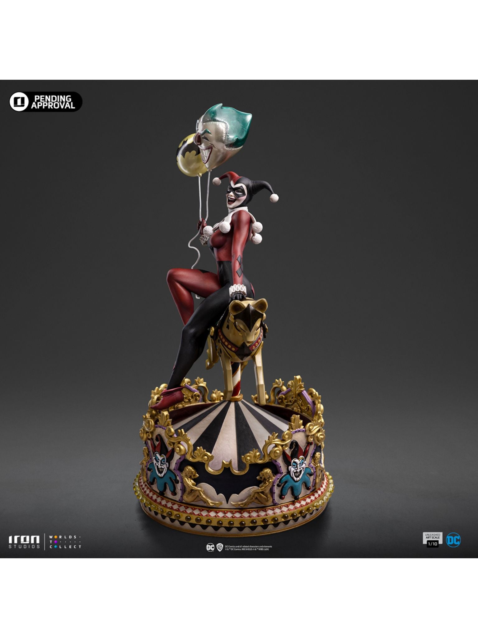 Harley Quinn Unleashed Art Scale 1/10 statue by Iron Studios