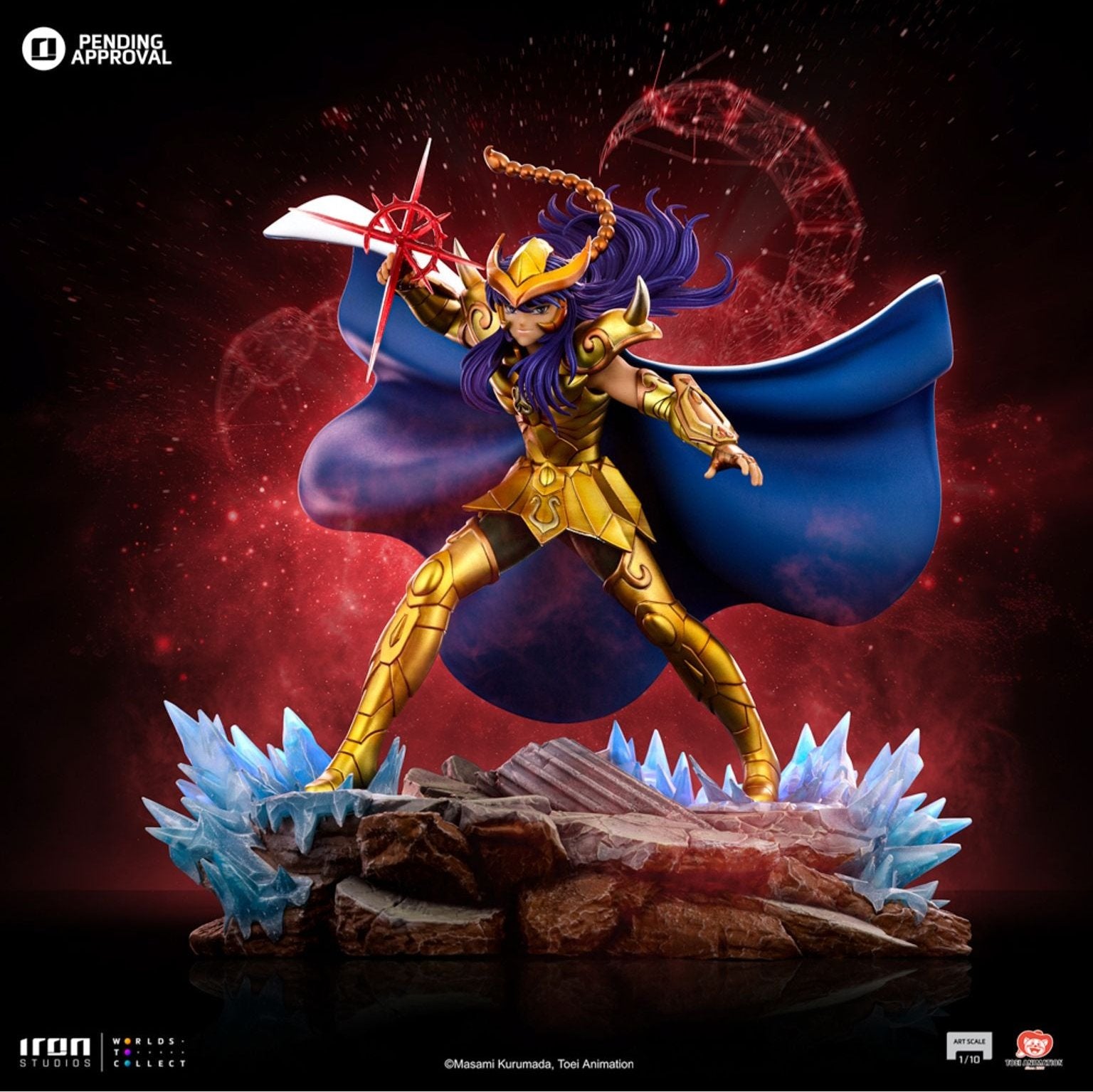 Scorpio Milo (Saint Seiya) Art Scale 1/10 Statue by Iron Studios