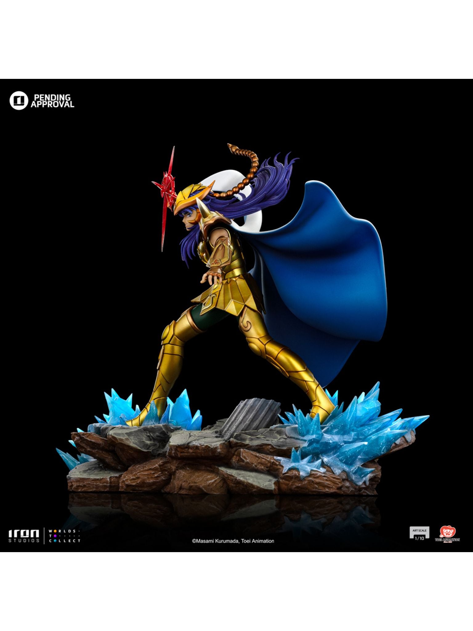 Scorpio Milo (Saint Seiya) Art Scale 1/10 Statue by Iron Studios