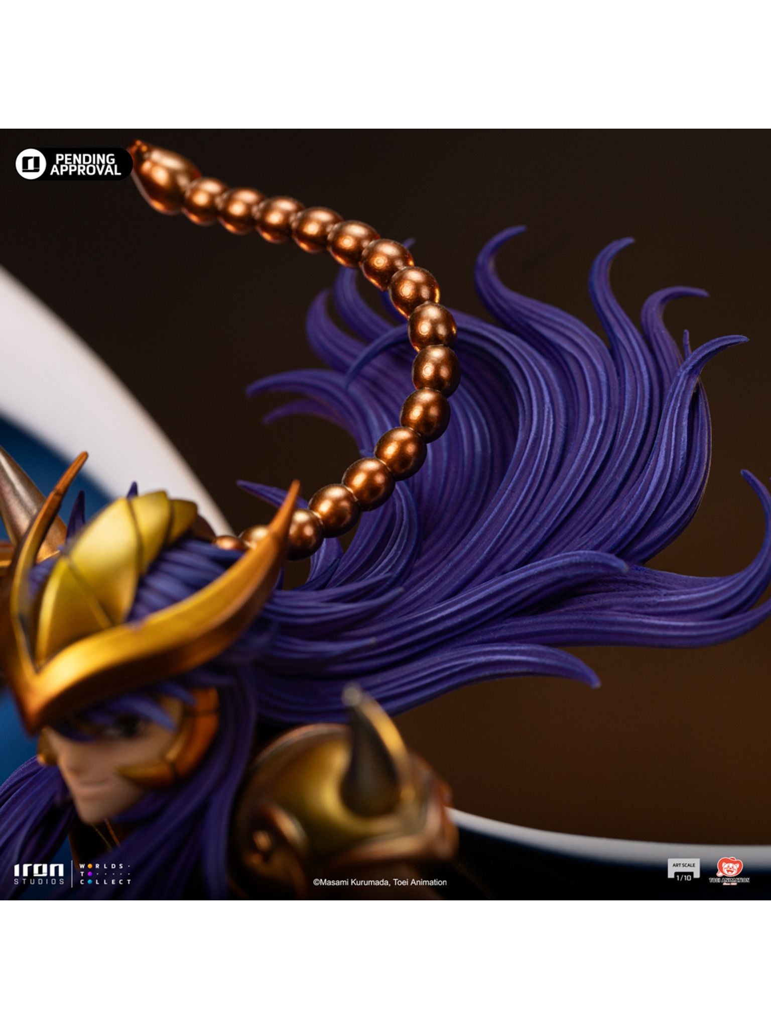 Scorpio Milo (Saint Seiya) Art Scale 1/10 Statue by Iron Studios