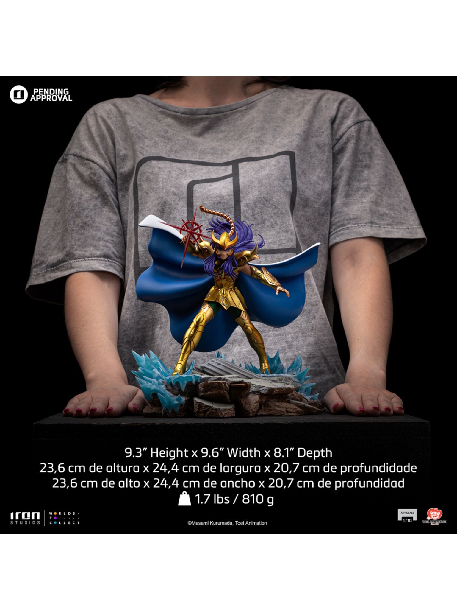 Scorpio Milo (Saint Seiya) Art Scale 1/10 Statue by Iron Studios