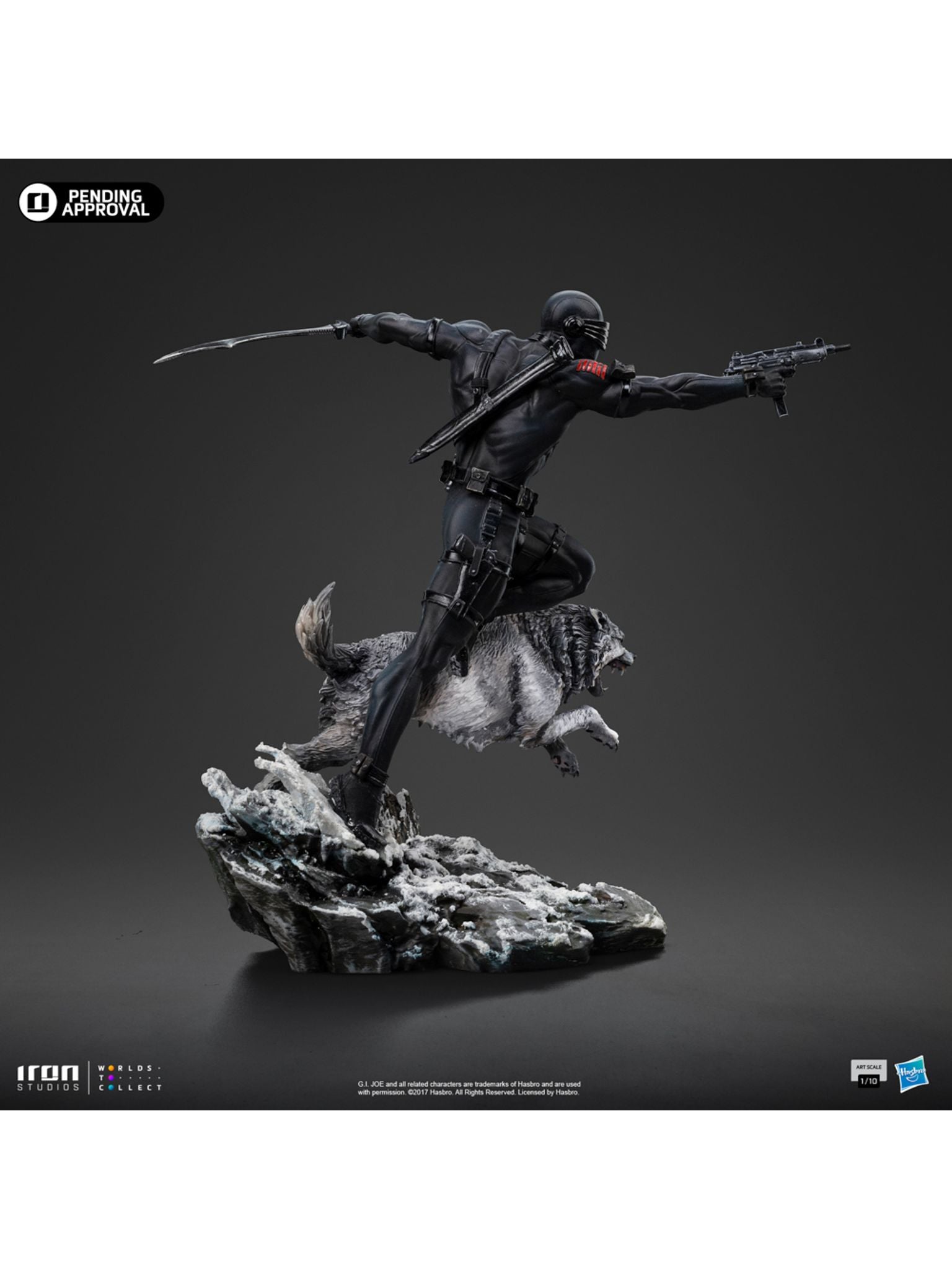 Snake Eyes (G.I Joe) Art Scale 1/10 Statue By Iron Studios