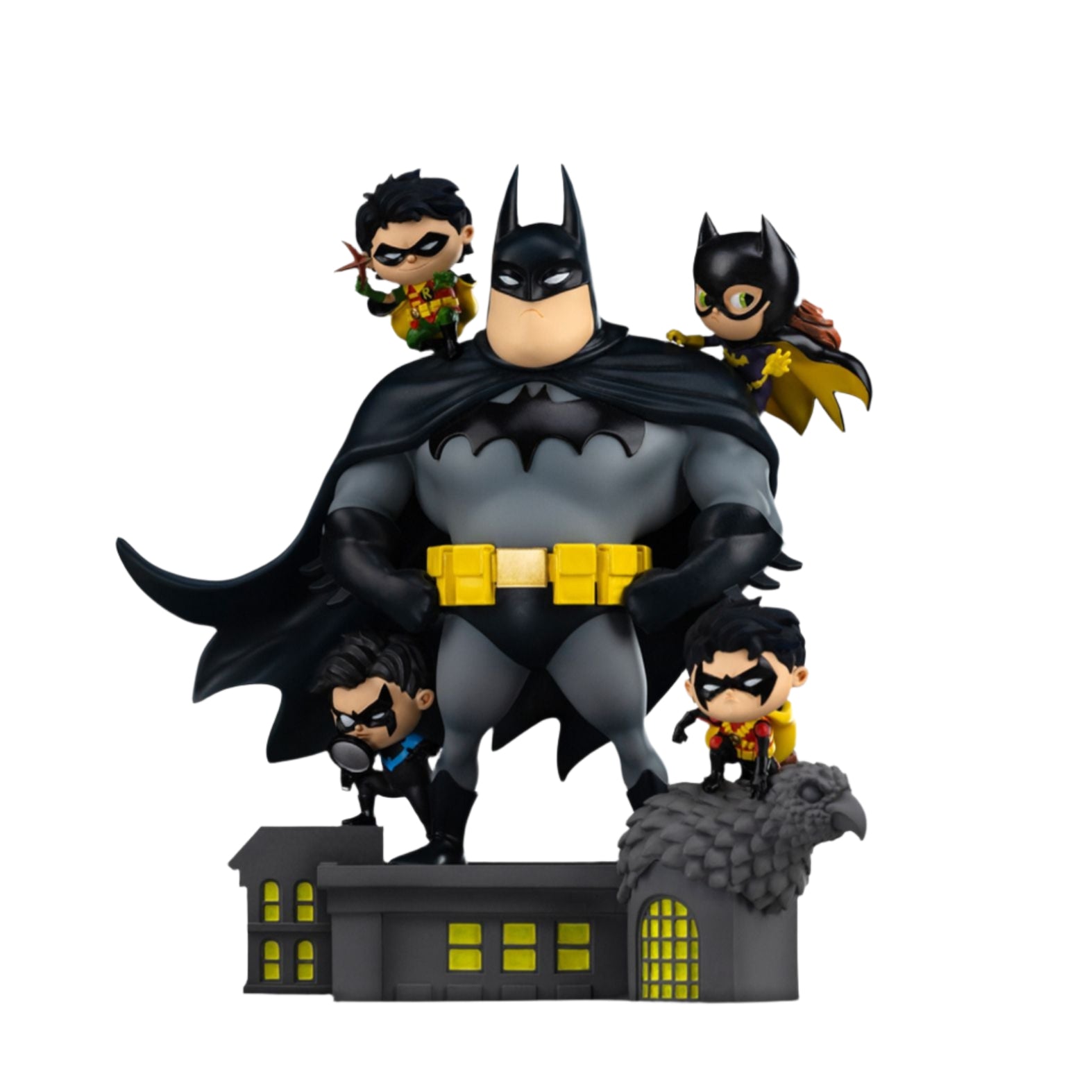 Batman Family (DC Comics Icons Animated) Deluxe statue by Iron Studios