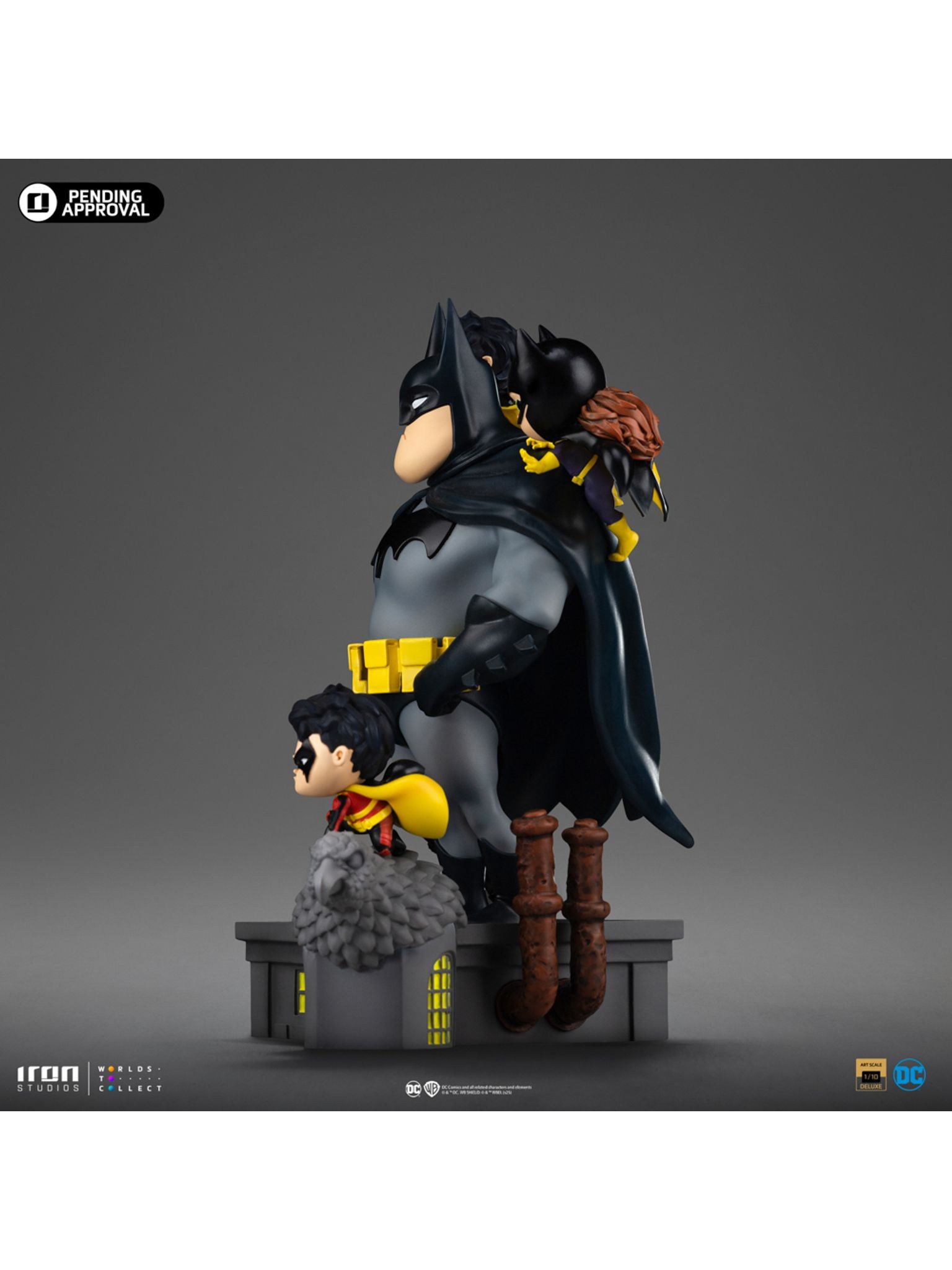 Batman Family (DC Comics Icons Animated) Deluxe statue by Iron Studios