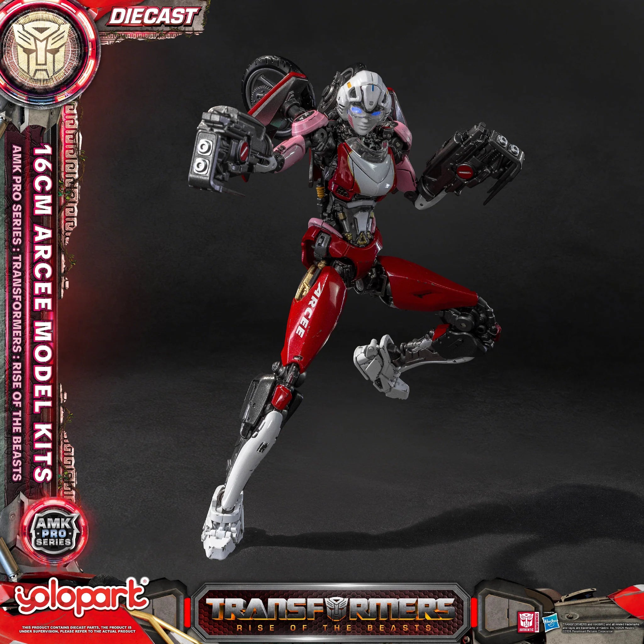 Transformers Rise of the Beast AMK PRO Series Arcee Model Kit by Yolopark