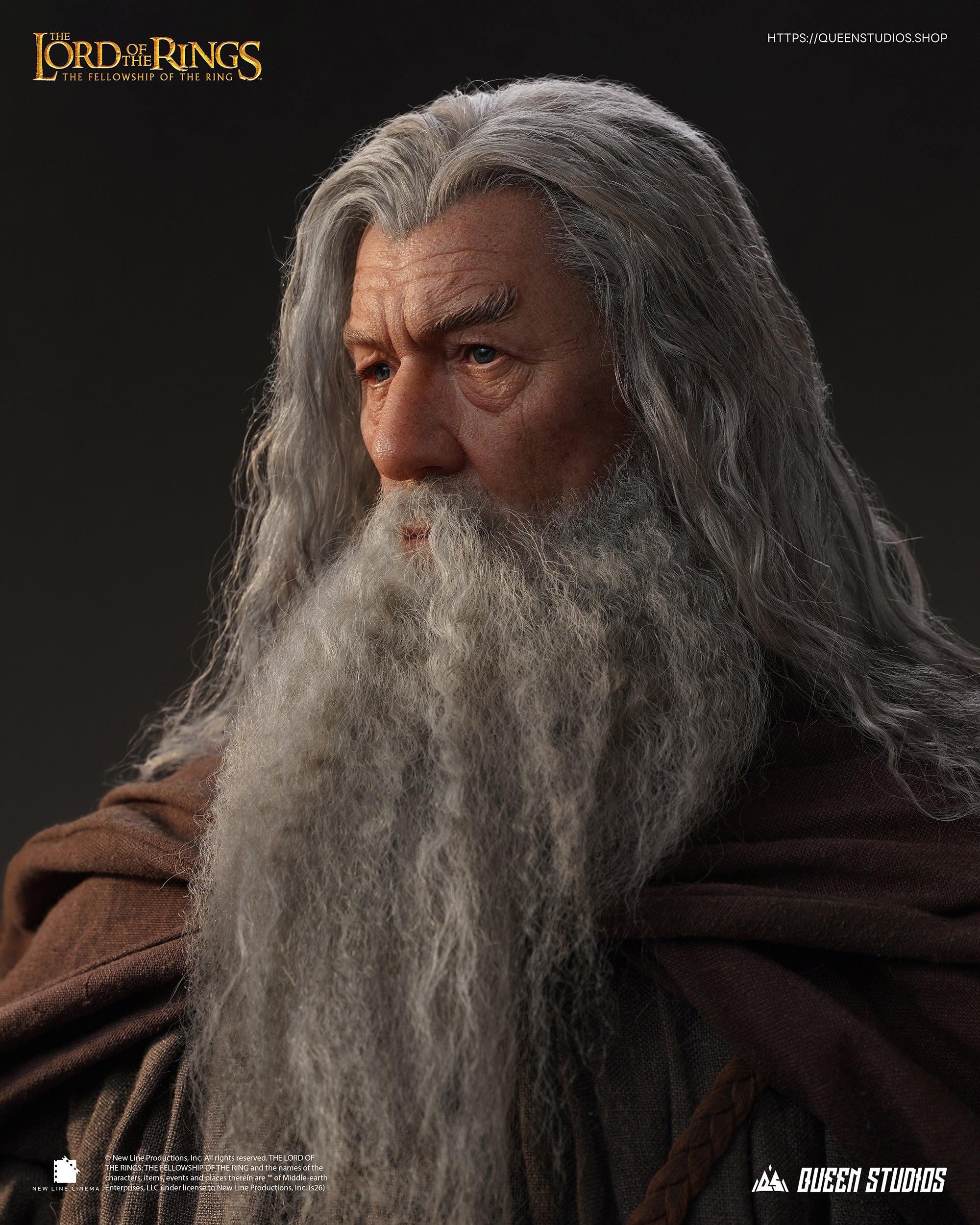 Queen Studios The Lord of the Rings The Fellowship of the Ring Gandalf 1/3 Scale Statue