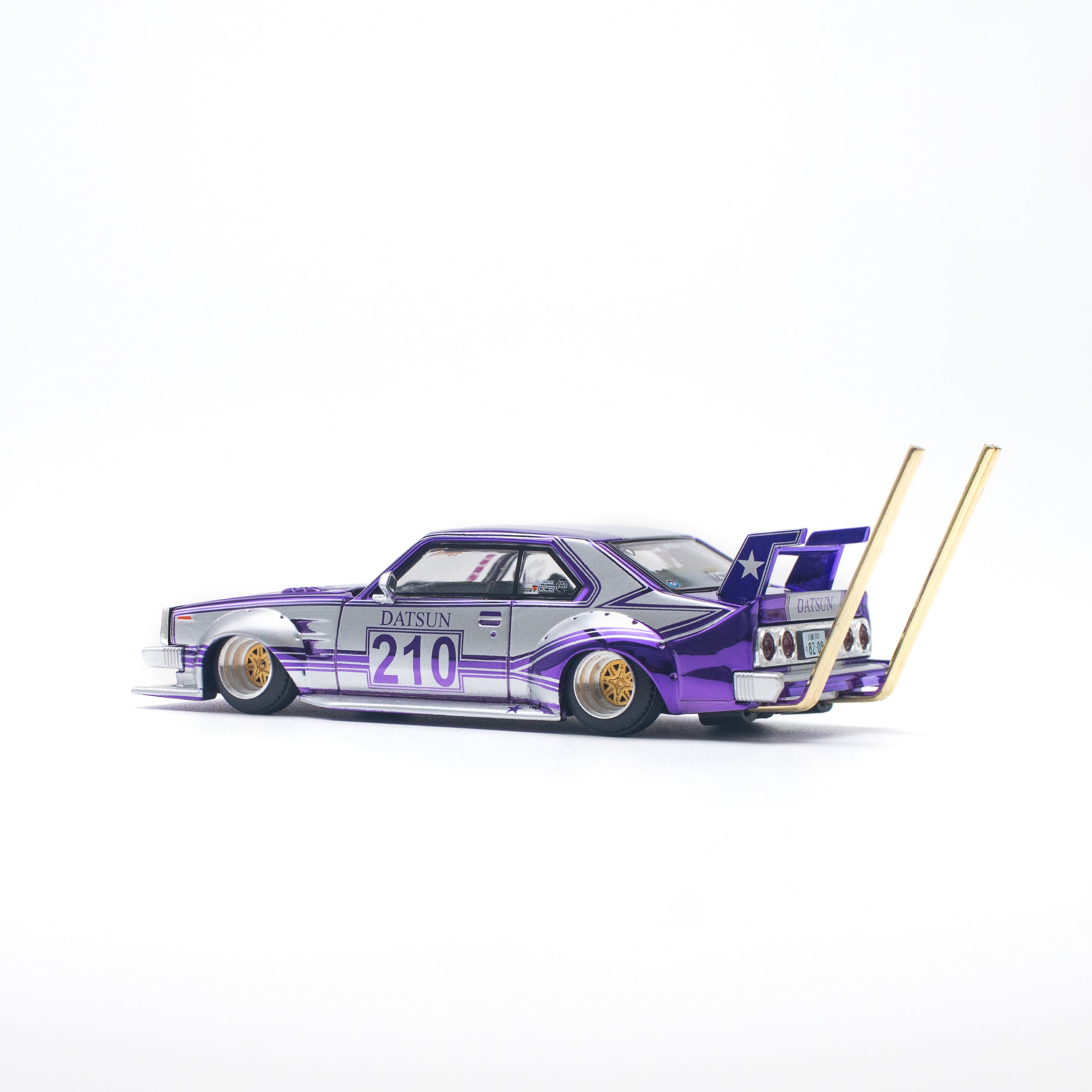 Skyline C210 Kaido Racer Bosozuko Style Purple PR640107 by Pop Race