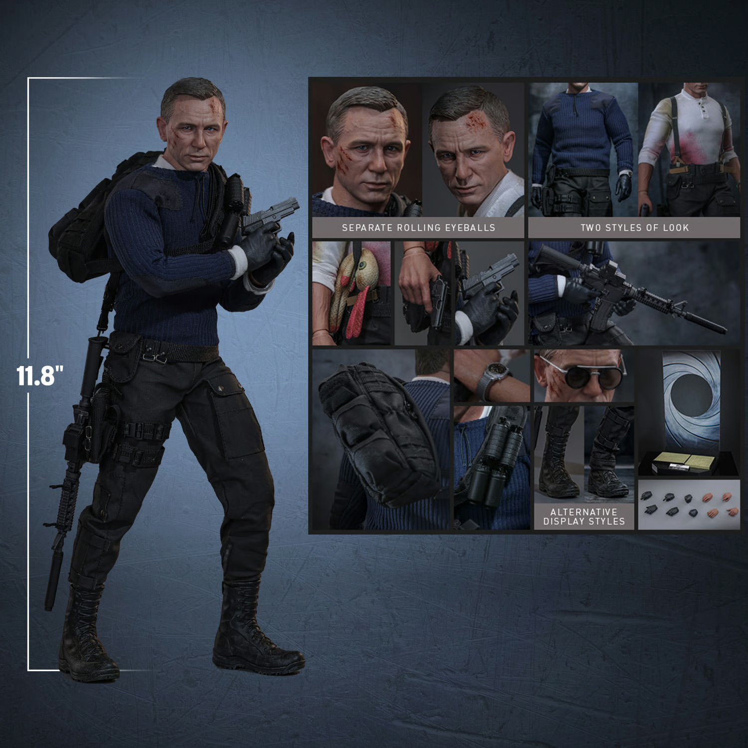 James Bond (Commando Outfit) Sixth Scale Figure by Hot Toys