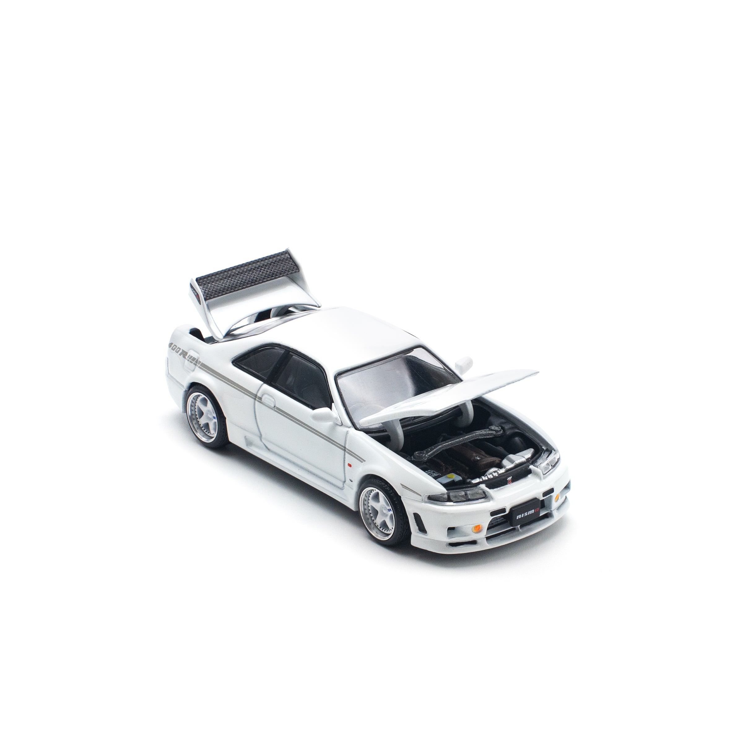 スカイライン GT-R 1/18 ホワイト Nissan Skyline GT-R 400R NISMO (White) PR640052 by Pop Race
