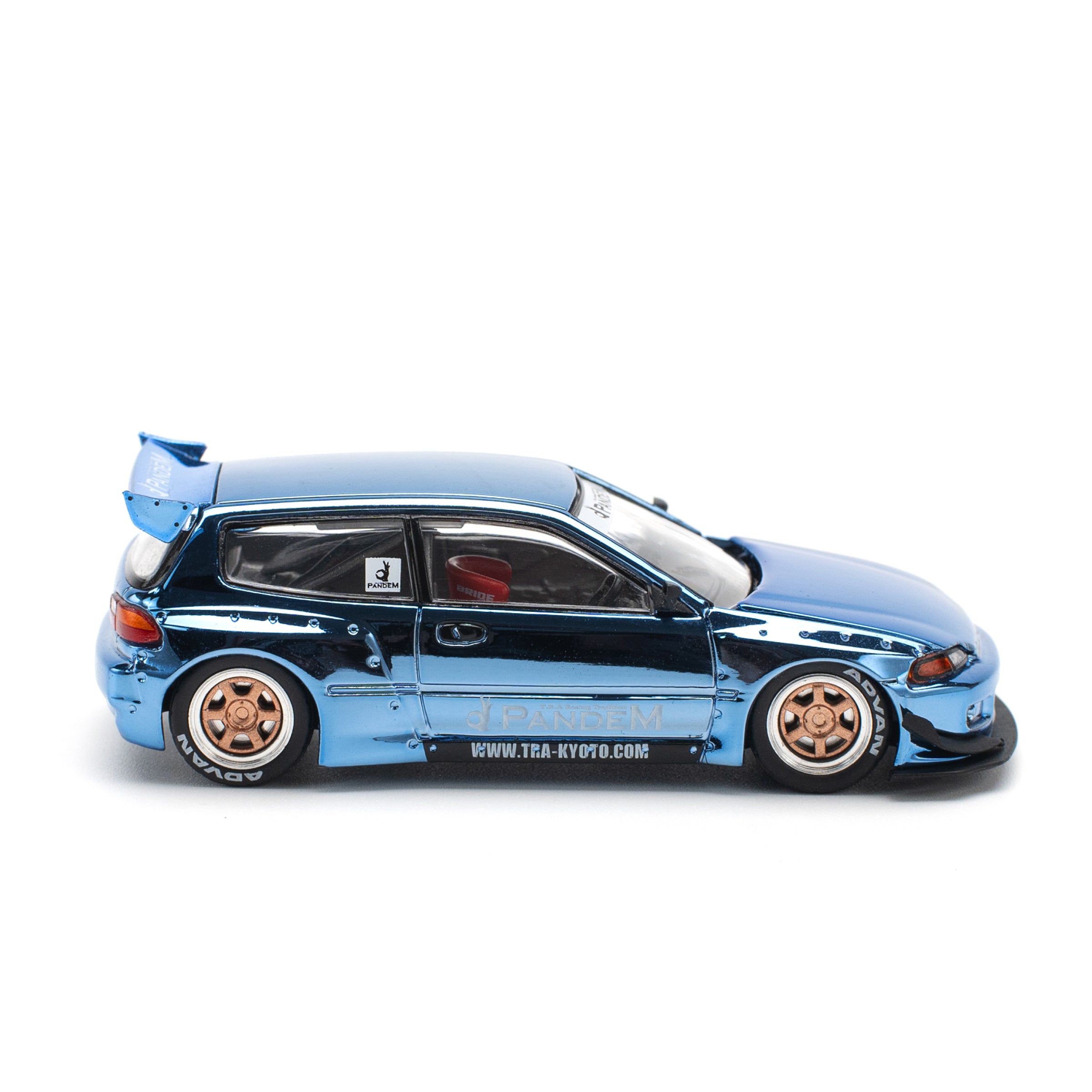 PANDEM CIVIC EG6 - BLUE CHROME PR640206 by Pop Race