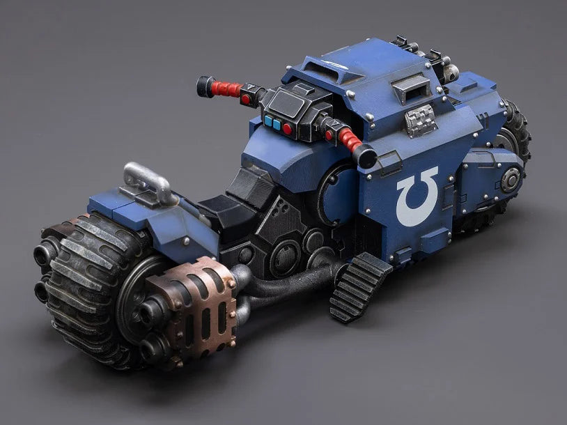 JOYTOY Warhammer 40k Ultramarines Raider-Pattern Combat Bike 1/18 Scale