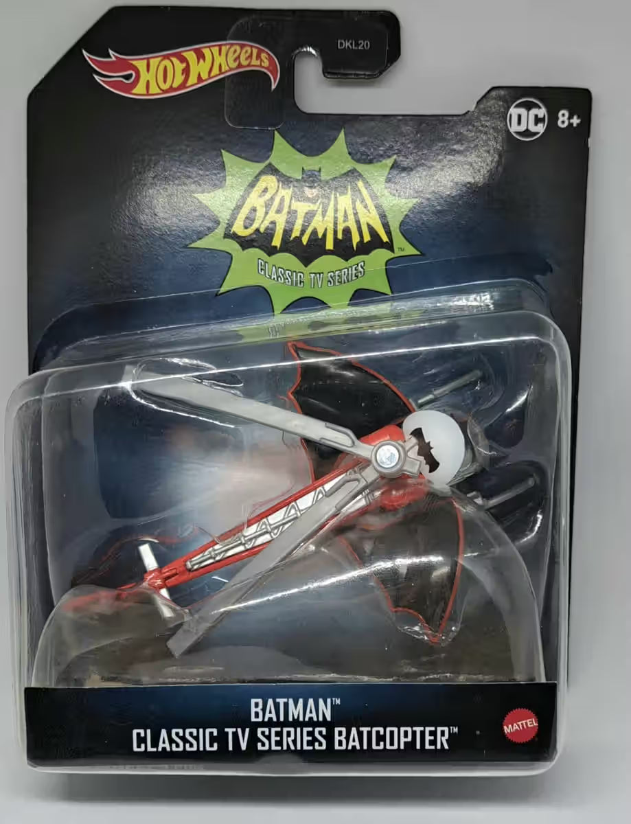 Hot Wheels Batman: Classic TV Series BATCOPTER 1:50 Scale Die-Cast Vehicle