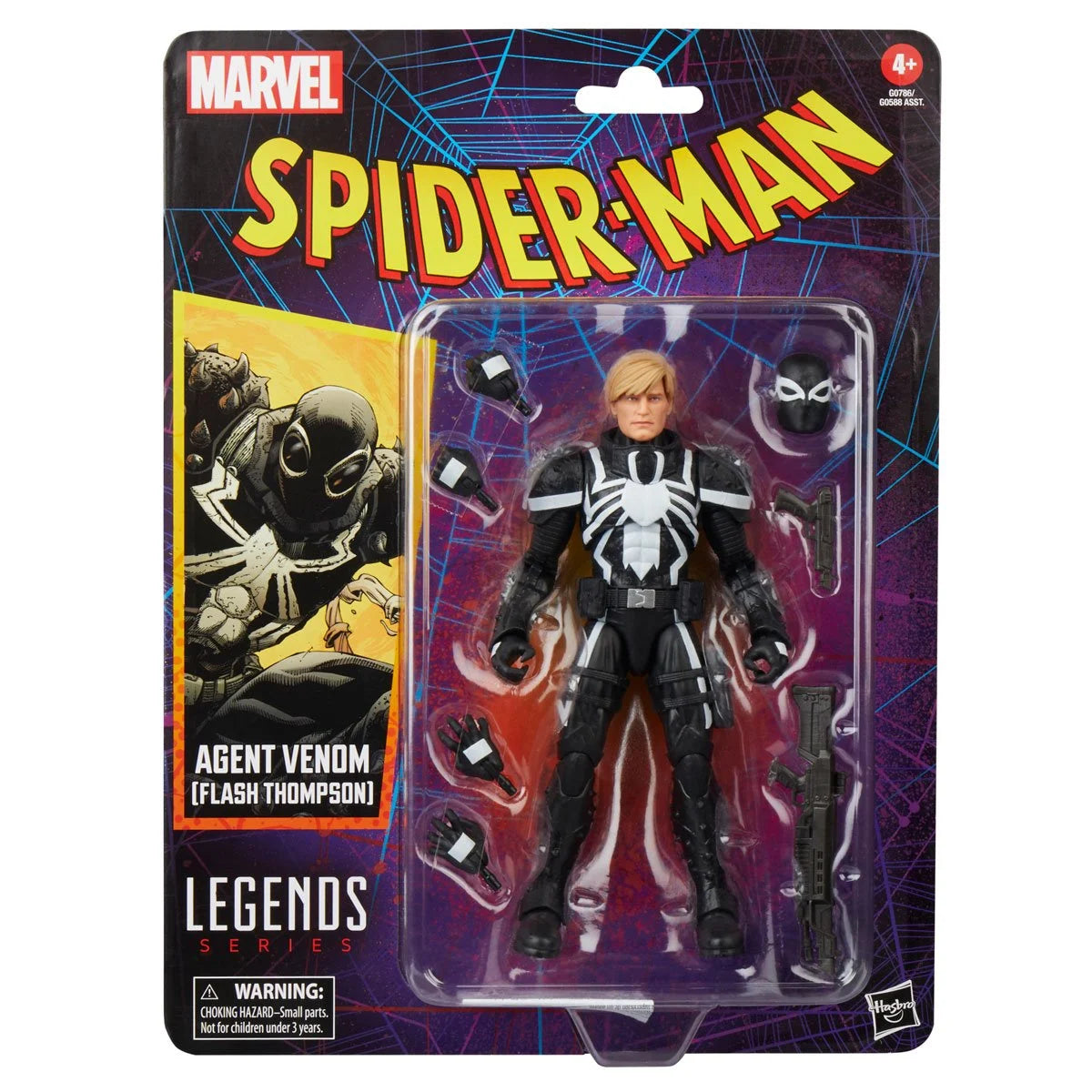 Spider-Man Marvel Legends Agent Venom Flash Thompson Action Figure