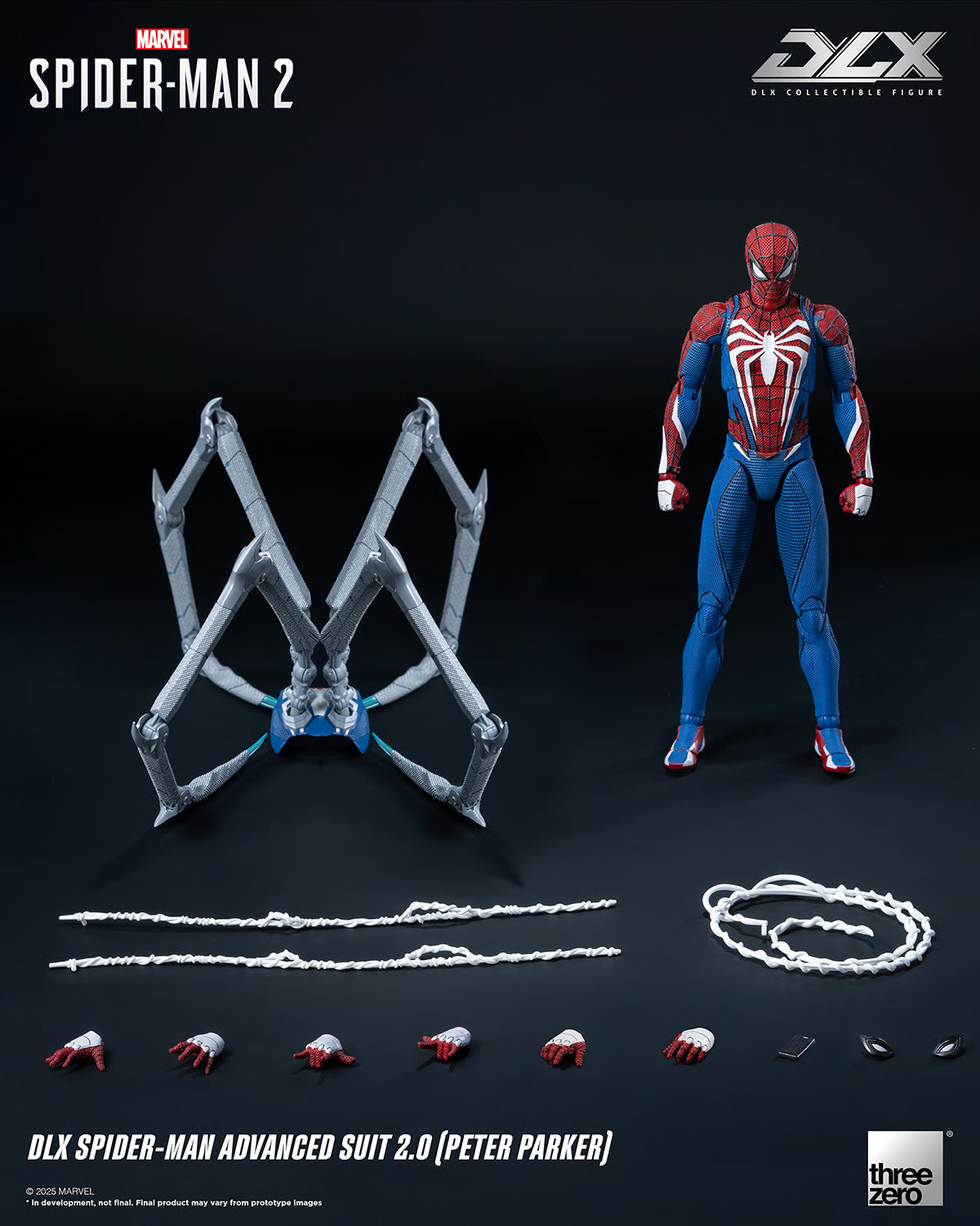 Spider-Man Advanced Suit 2.0 (Peter Parker) DLX Figure by Threezero