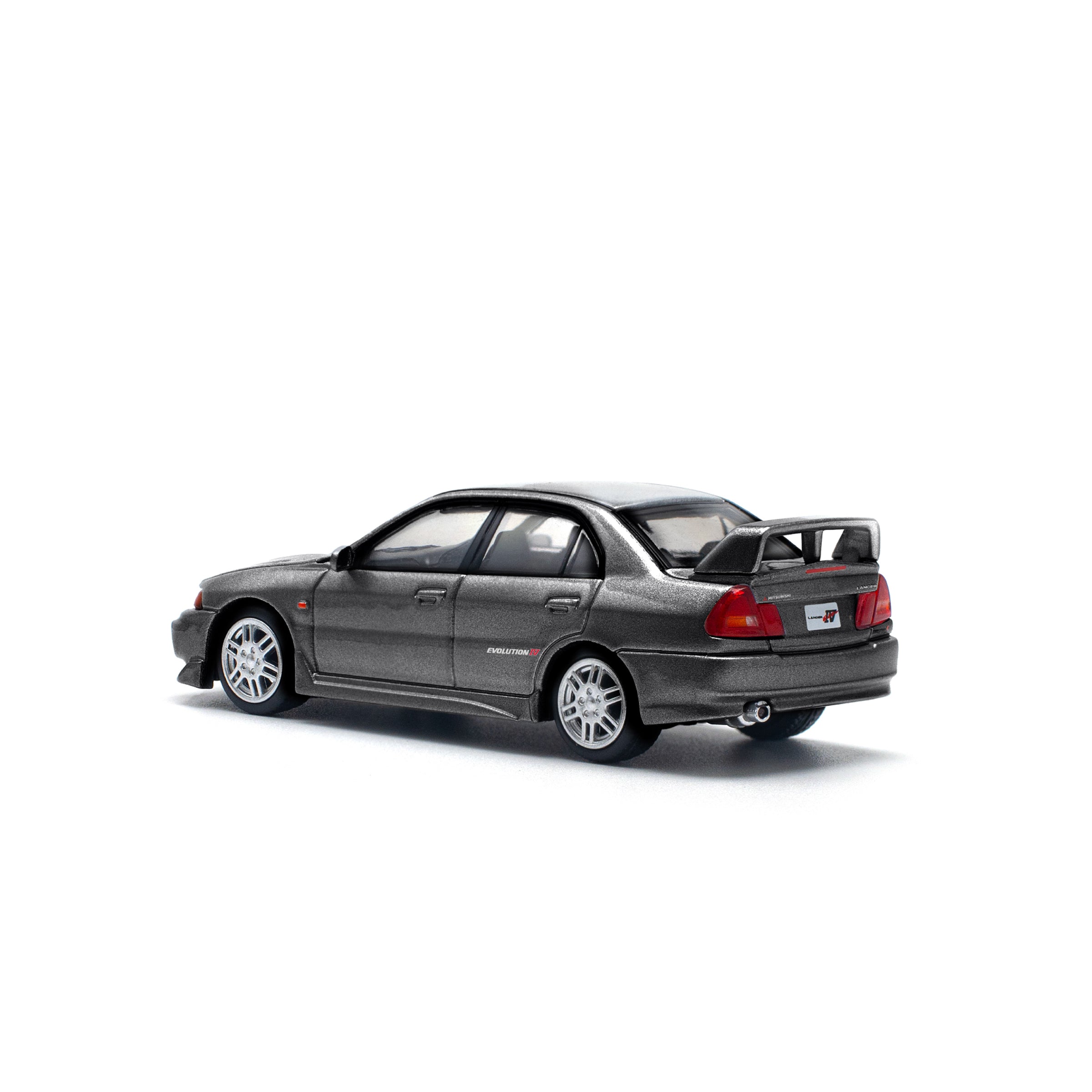 Mitsubishi Lancer EVO IV Dark Grey PR640327 by Pop Race