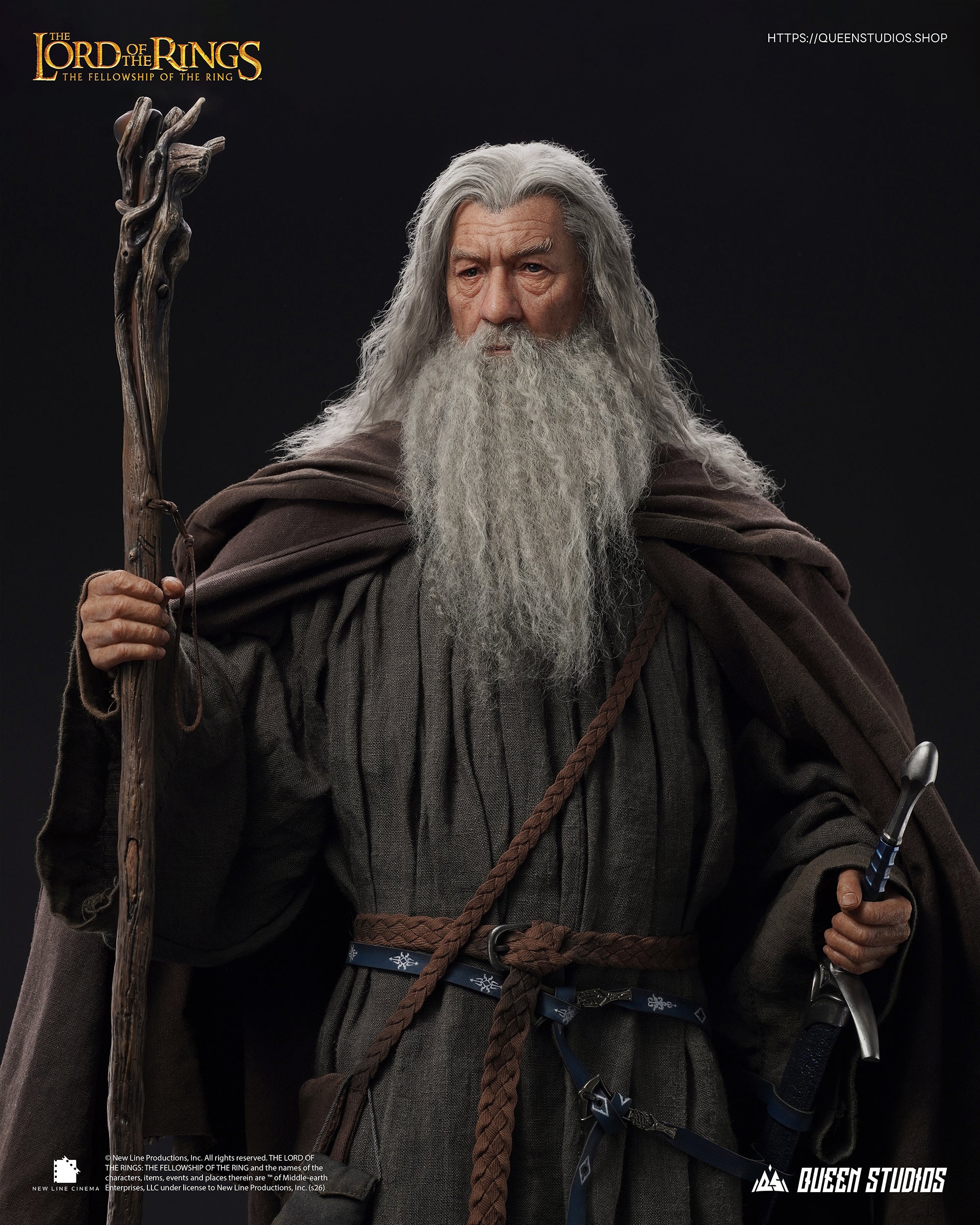 Queen Studios The Lord of the Rings The Fellowship of the Ring Gandalf 1/3 Scale Statue