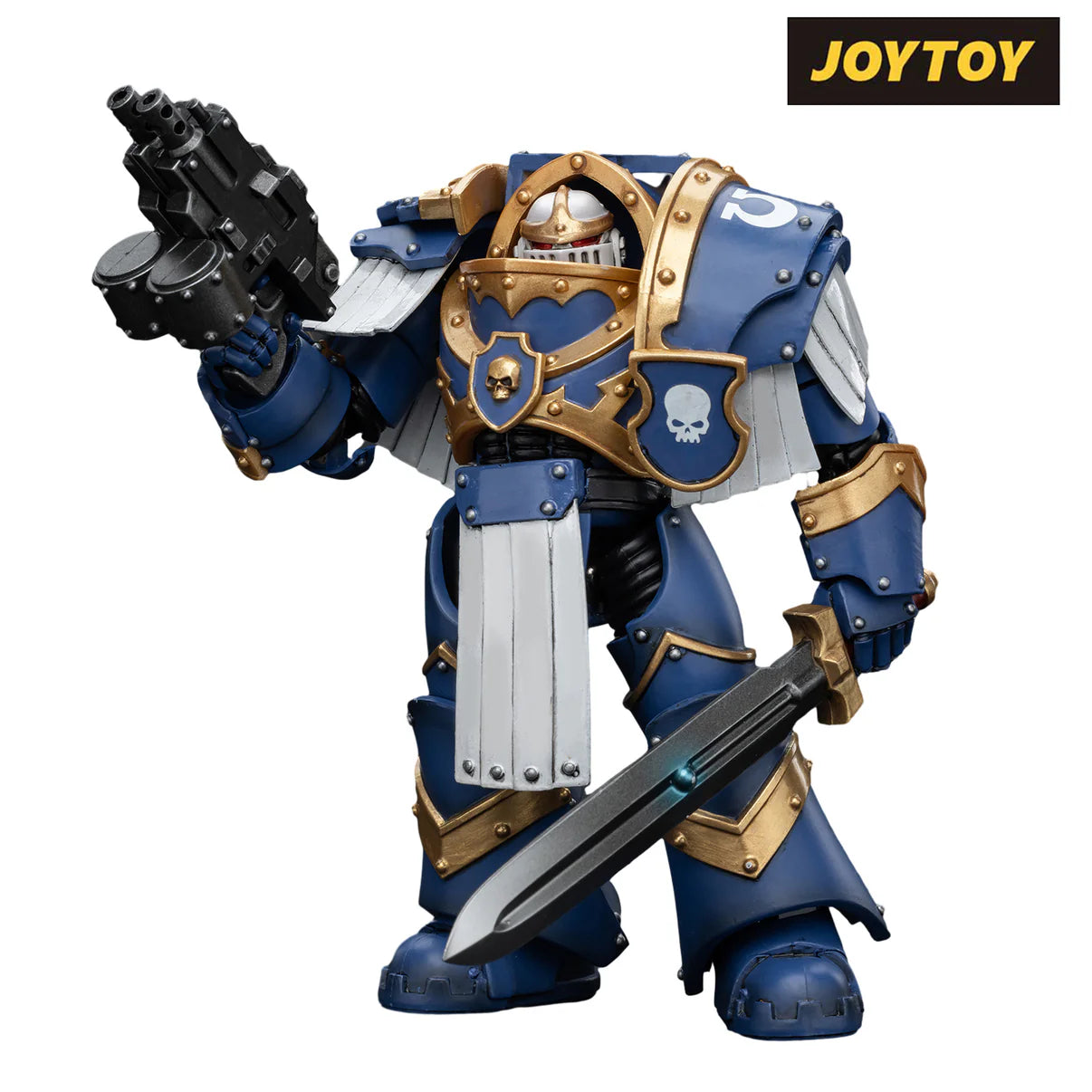Warhammer: The Horus Heresy Ultramarines Cataphractii Terminator Squad Sergeant with Power Sword Action Figure
