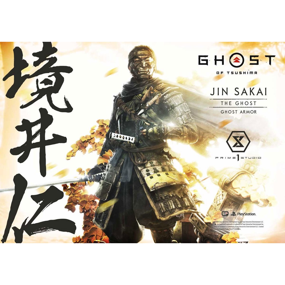 Ghost of Tsushima Jin Sakai Ghost Armor Deluxe Edition 1:4 Scale Statue