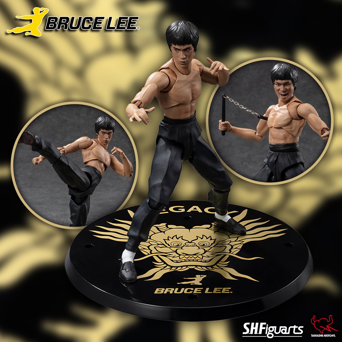Bruce Lee Legacy 50th Version Action Figure By S.H.Figuarts