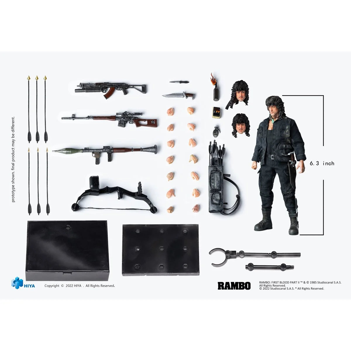 Rambo III Exquisite Super Series John Rambo 1/12 Scale Action Figure