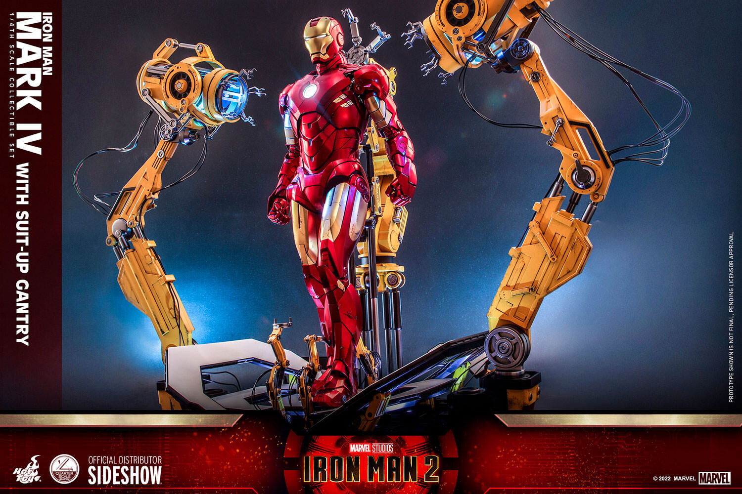 Iron Man Mark IV With Suit-Up Gantry Quarter Scale Collectible Set