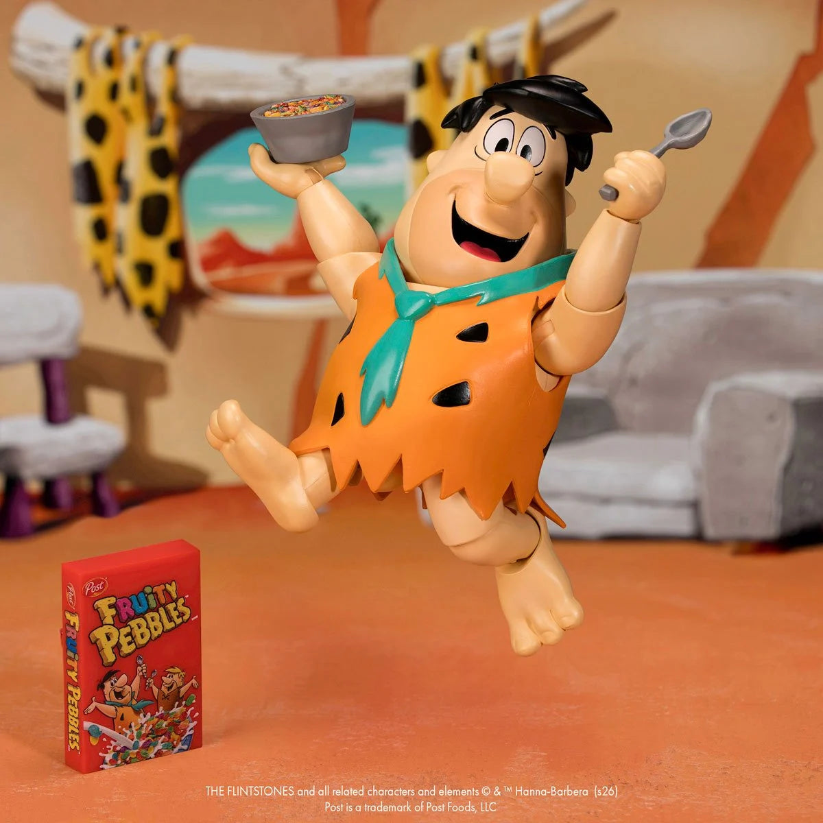 Fruity Pebbles Fred Flintstone Action Figure