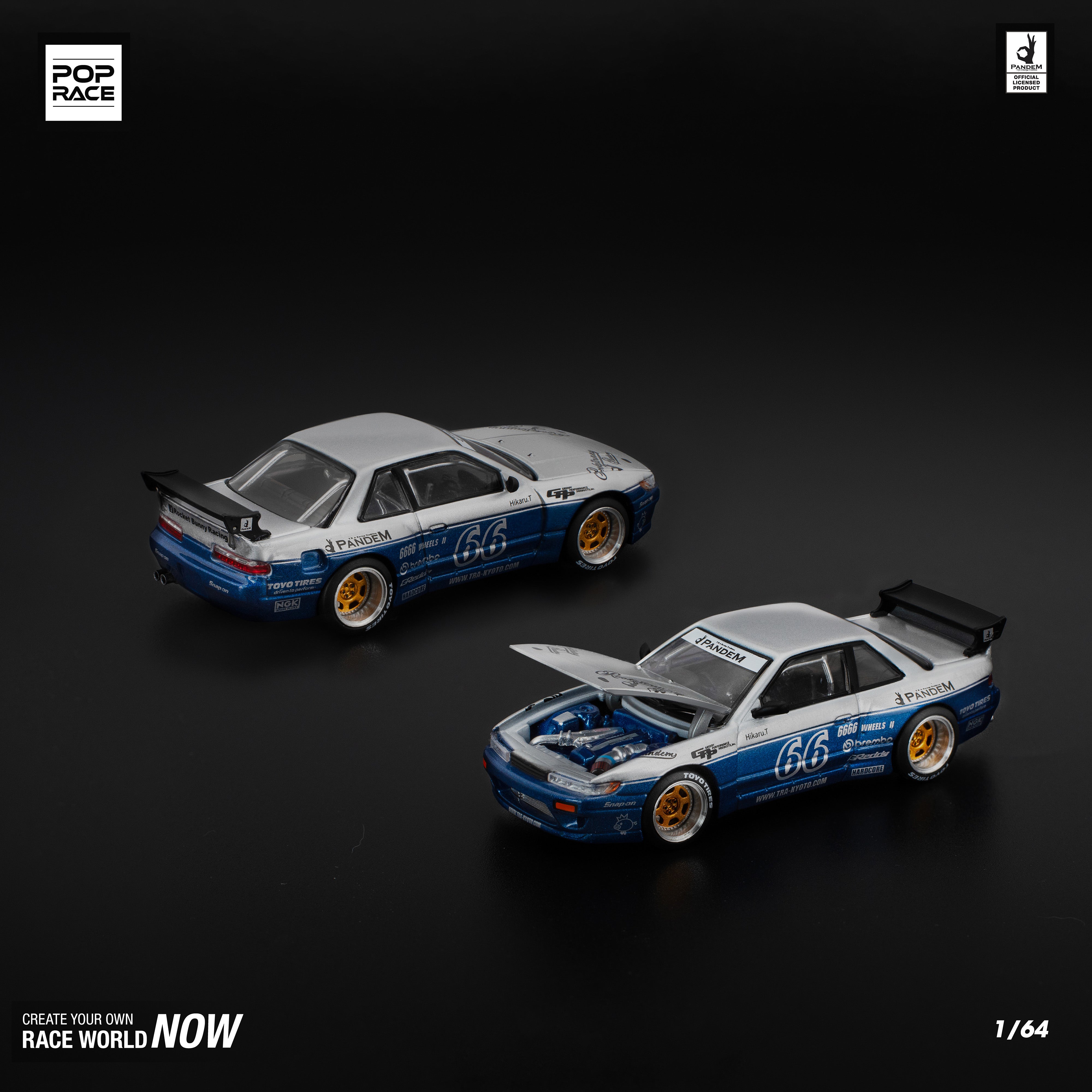 PANDEM Silvia S13 Moontech Blue PR640264 by Pop Race