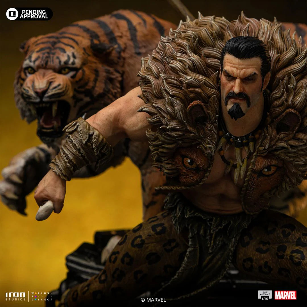 Kraven Spider-Man vs Villains Diorama Statue By Iron Studios