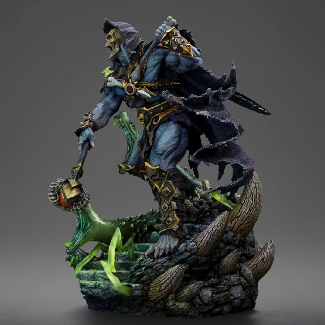 Skeletor Unleashed Deluxe Statue By Iron Studios