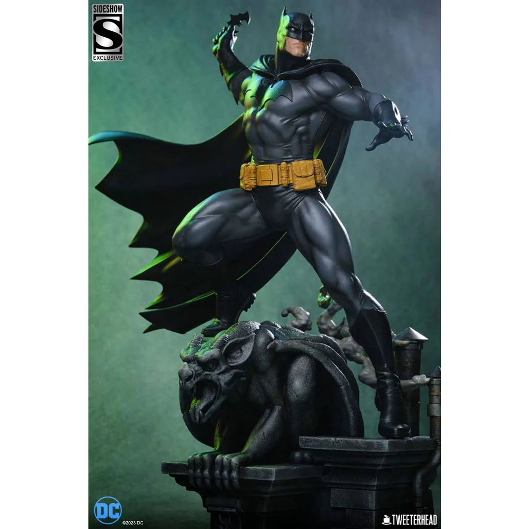 Batman (Black And Gray Edition ) Quarter Scale Maquette Statue By Tweeterhead