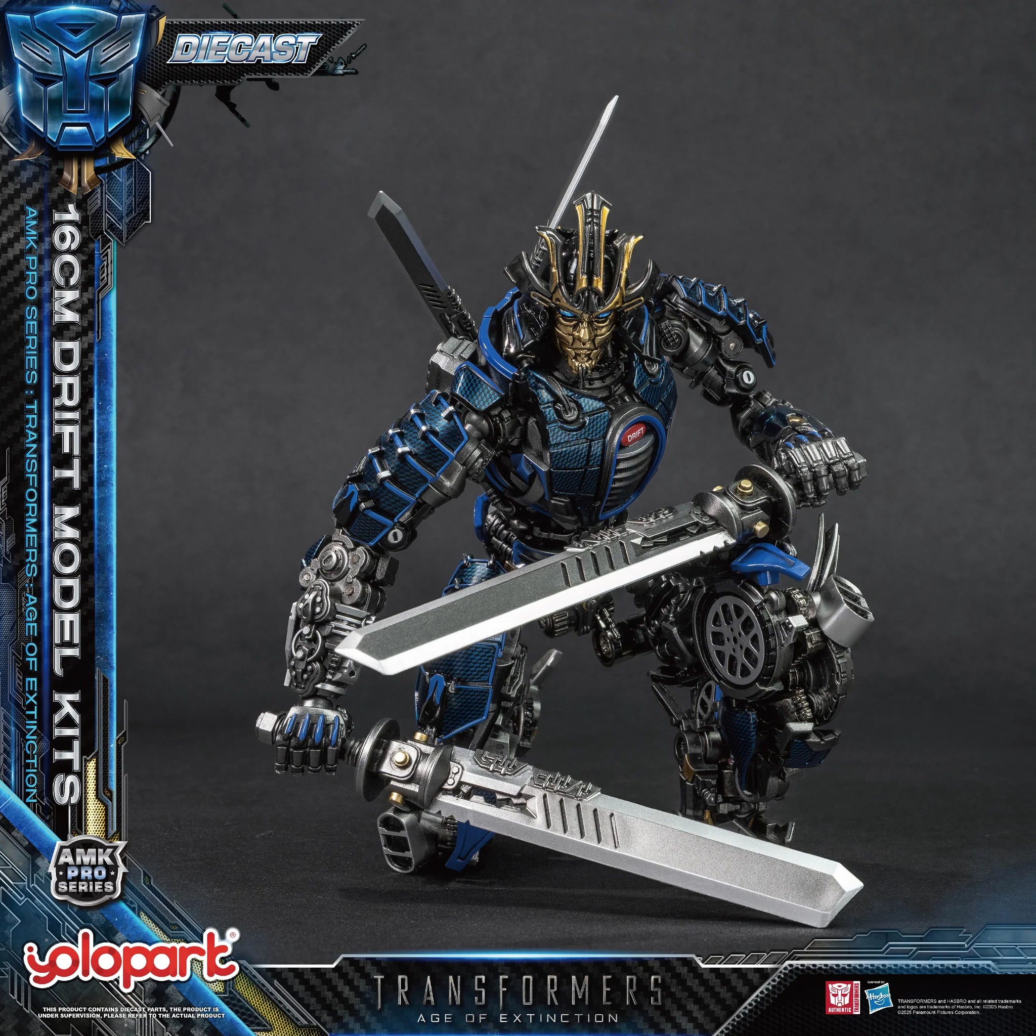 Transformers Age of Extinction Drift Model Kit AMK PRO Series By Yolopark