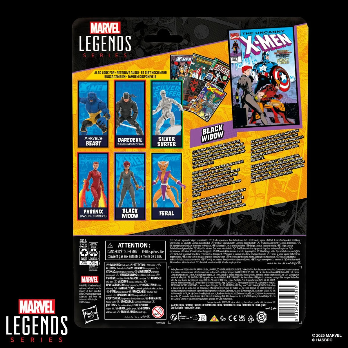 Black Widow Marvel Legends Series Black Widow Action Figure