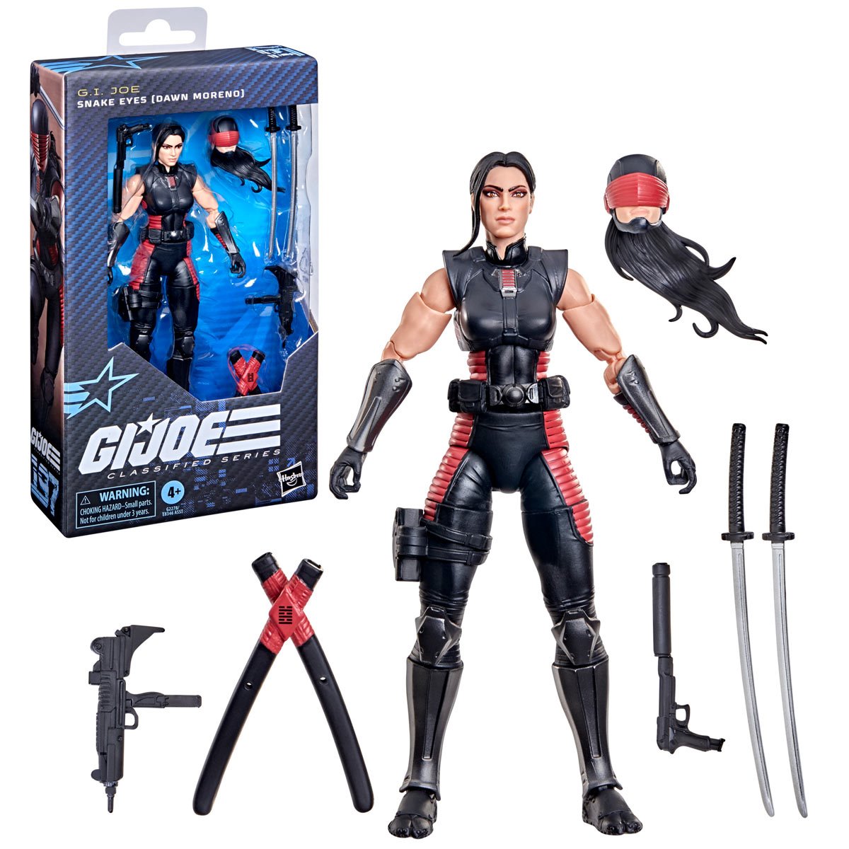 G.I. Joe Classified Series #197 Snake Eyes (Dawn Moreno) Action Figure