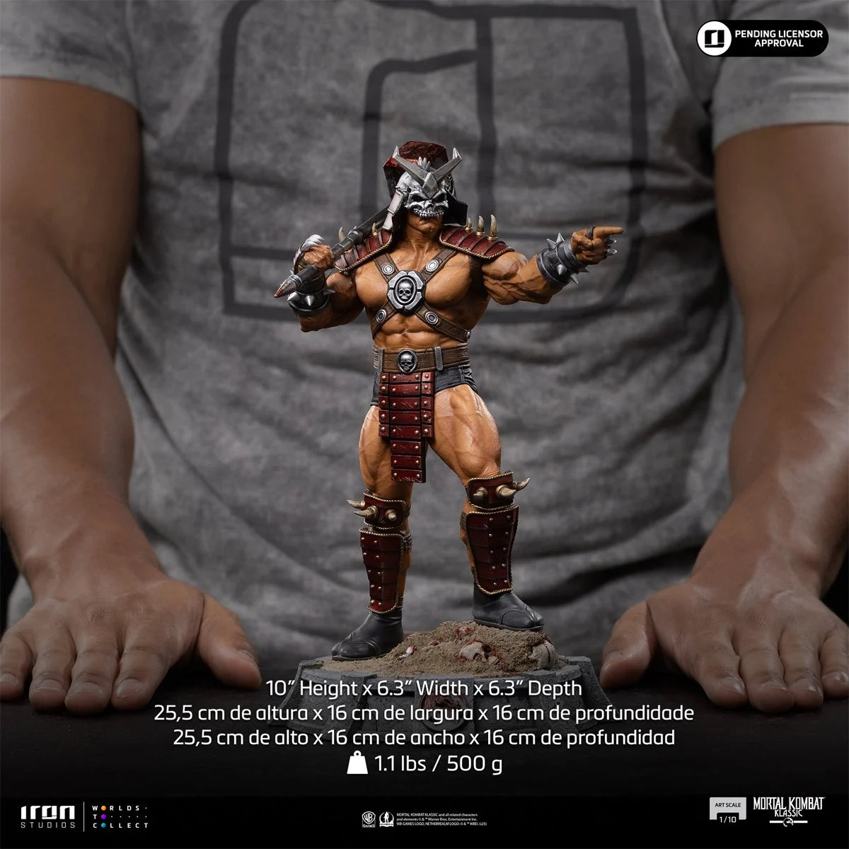 Mortal Kombat Shao Kahn Emperor of Outworld Limited Edition Statue By Iron Studios