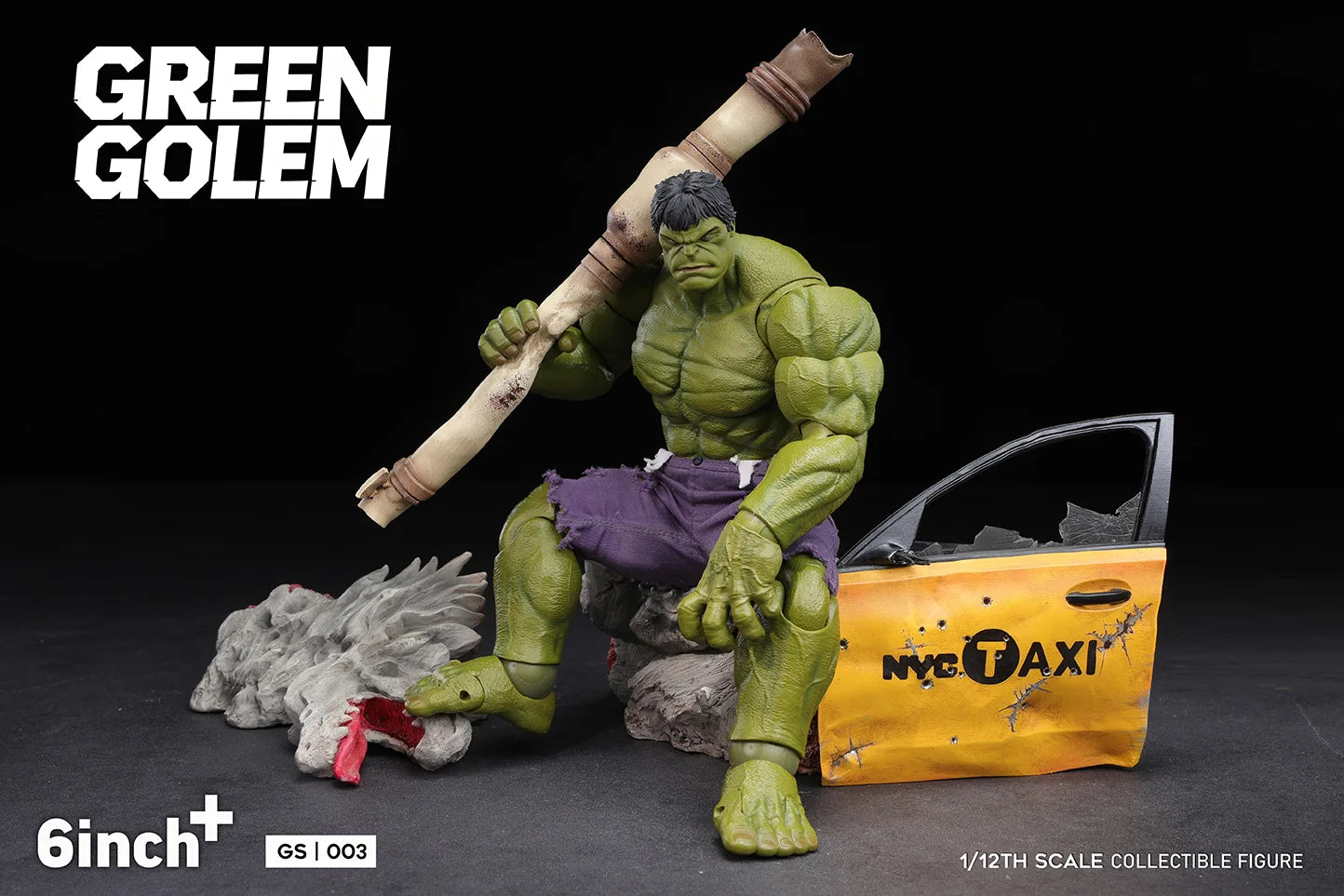 6inch Plus Green Golem 1/12 Action Figure