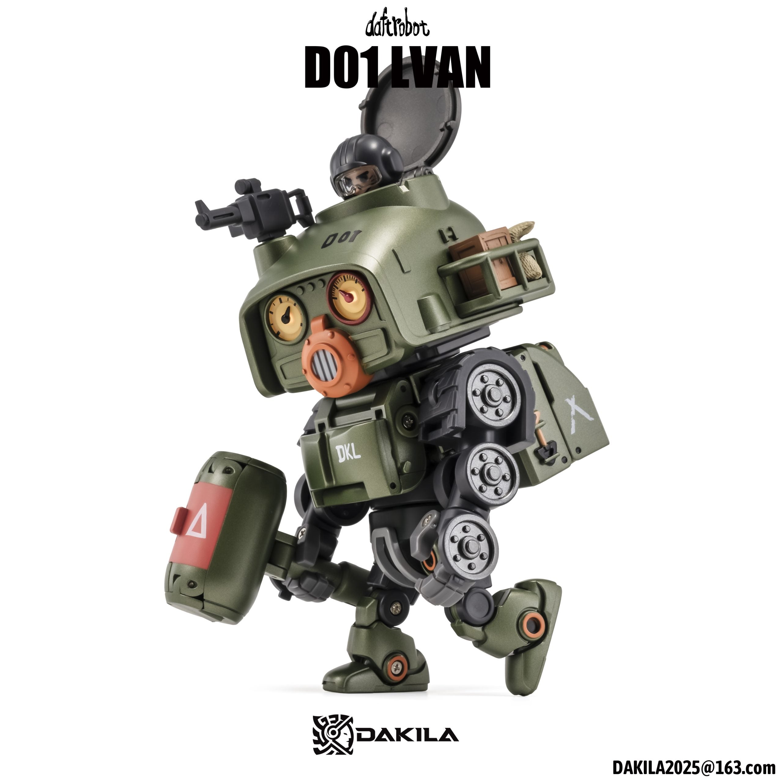 DAFTBOTS Series Hell March D01 LVAN Action Figure
