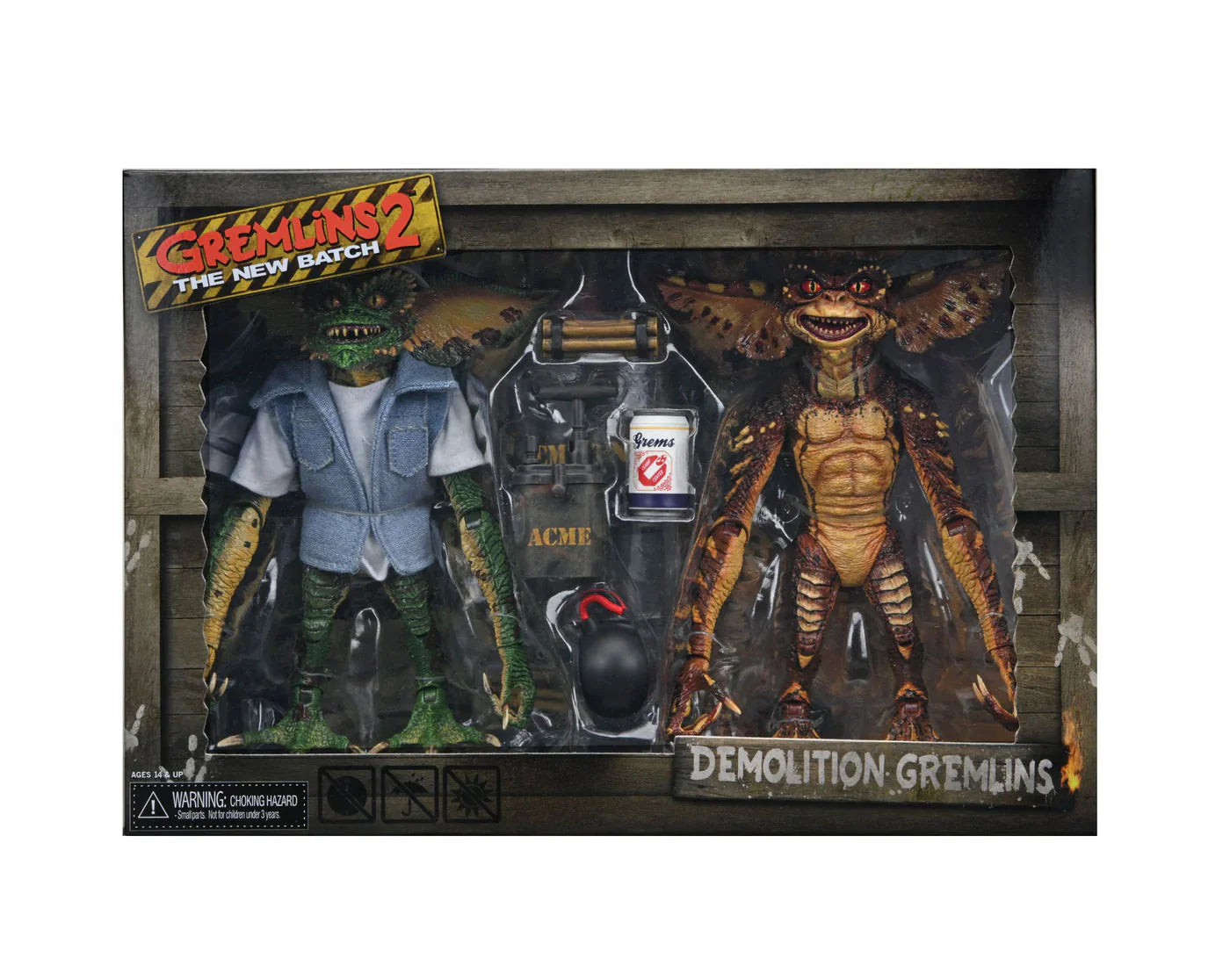 GREMLINS 2 Demolition Gremlins Ultimate Action Figure by NECA