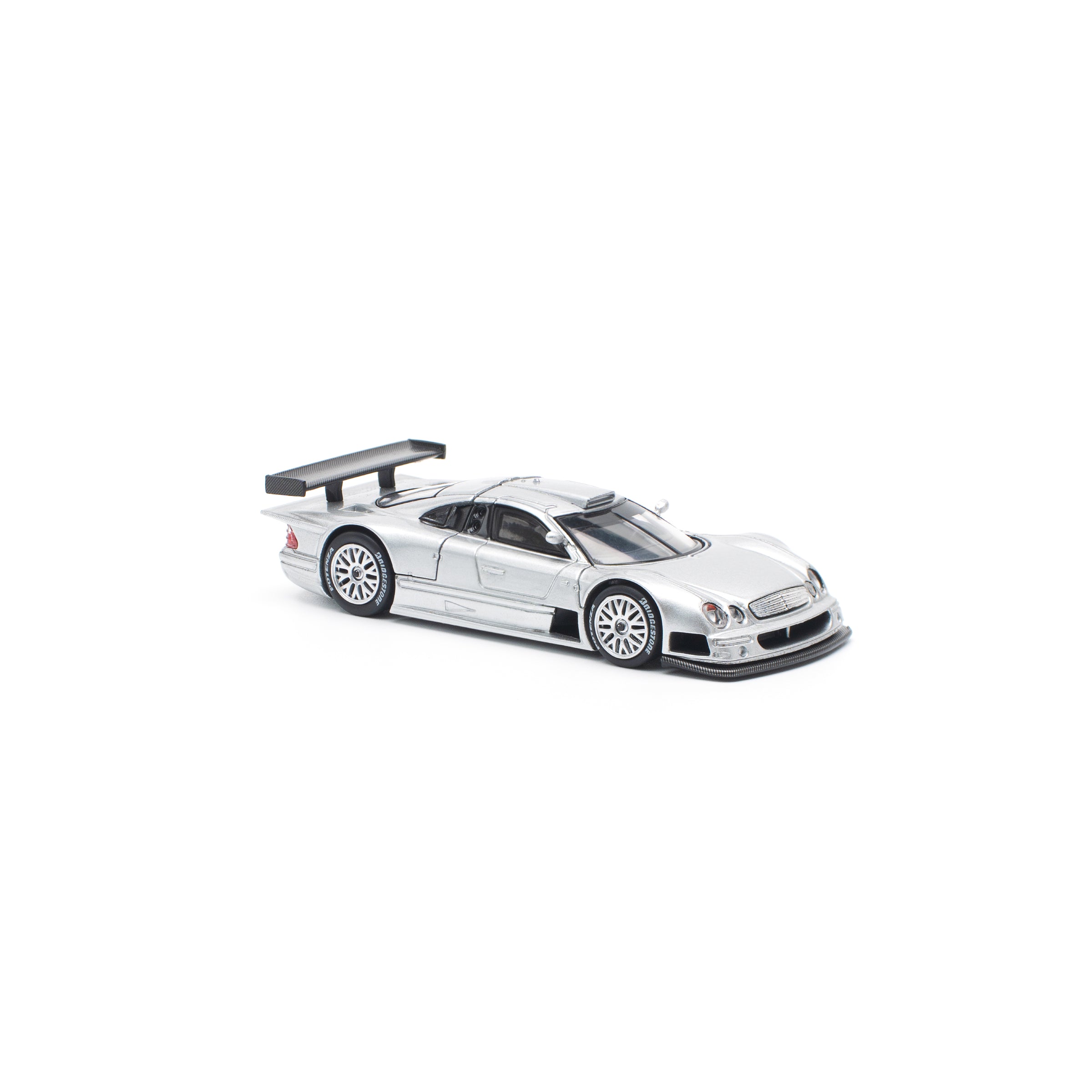 Mercedes-Benz CLK-GTR Silver PR640158 by Pop Race