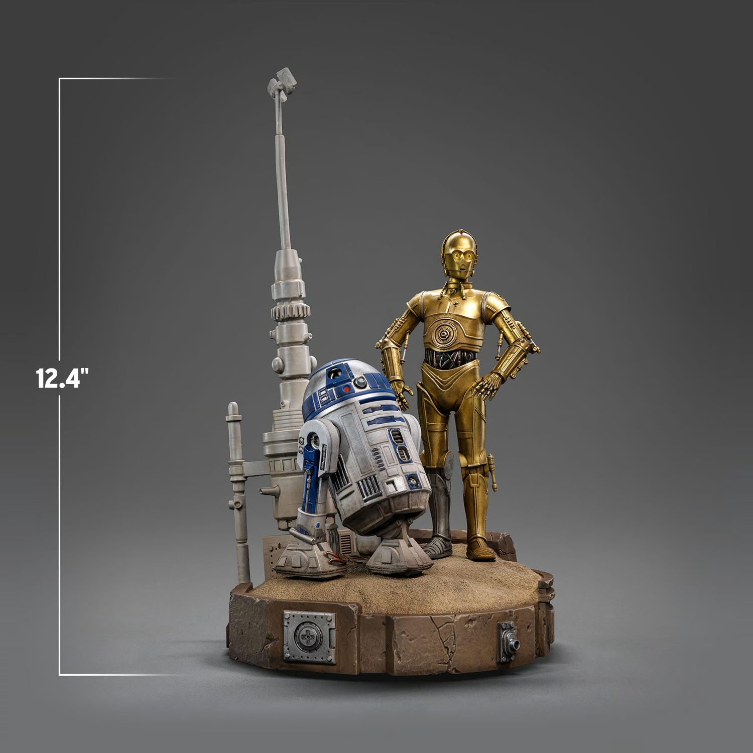 C-3PO and R2-D2 Deluxe 1:10 Scale Statue by Iron Studios