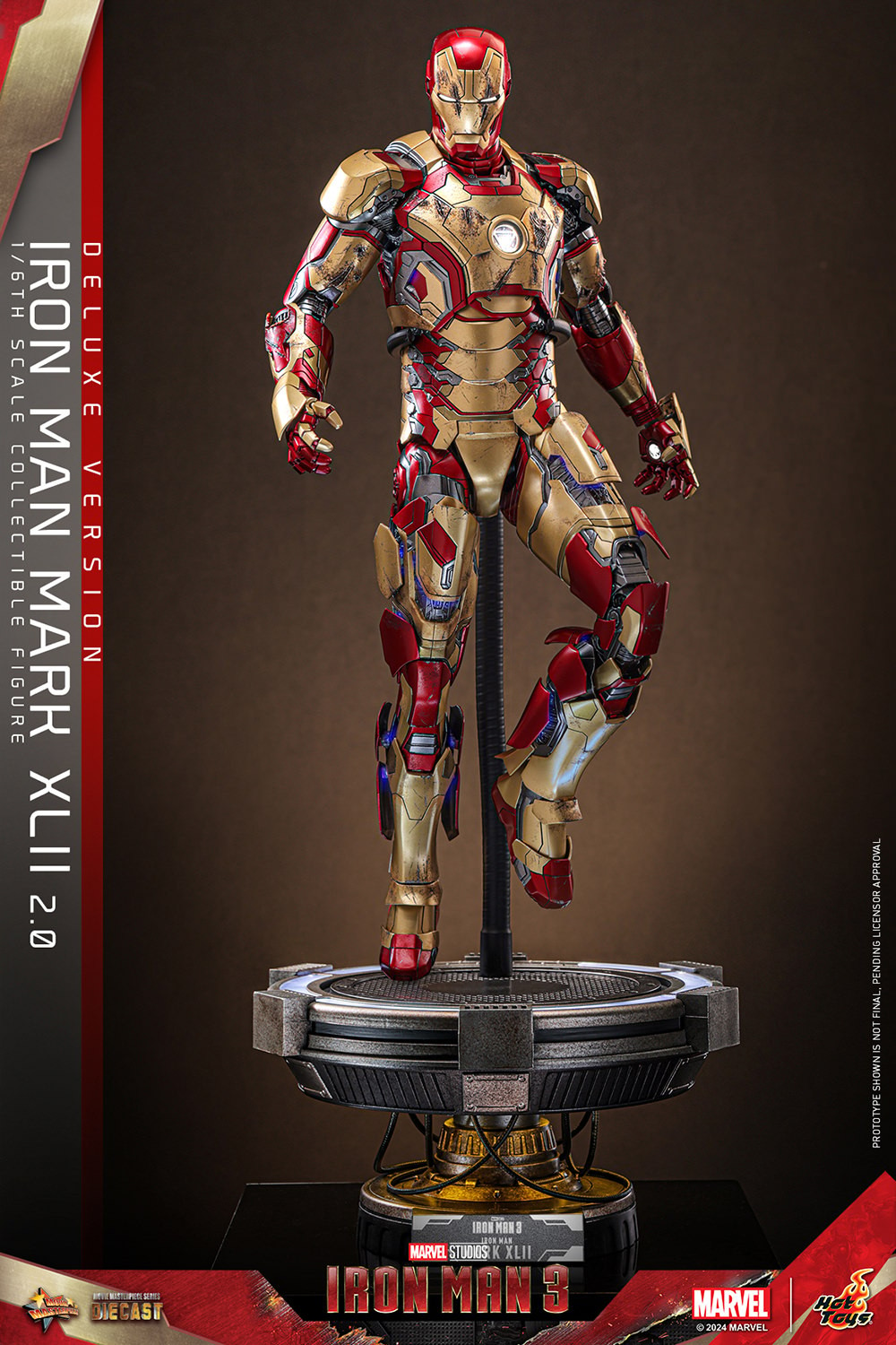 IRON MAN MARK XLII (2.0) DELUXE Sixth Scale Figure by Hot Toys