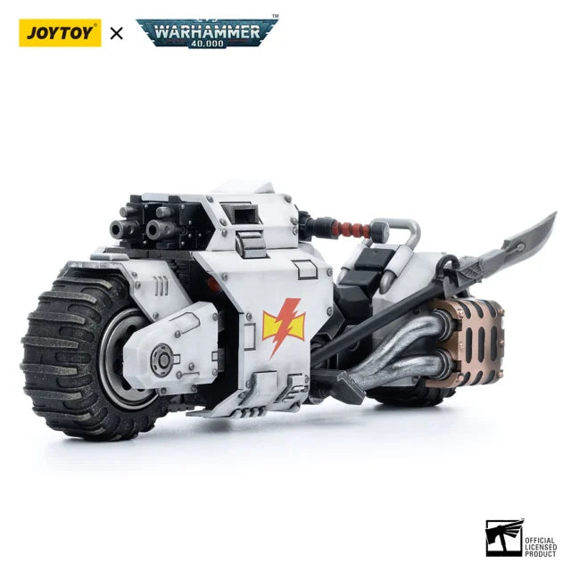 JoyToy Warhammer 40k White Scars Raider Pattern Combat Bike 1:18 Scale