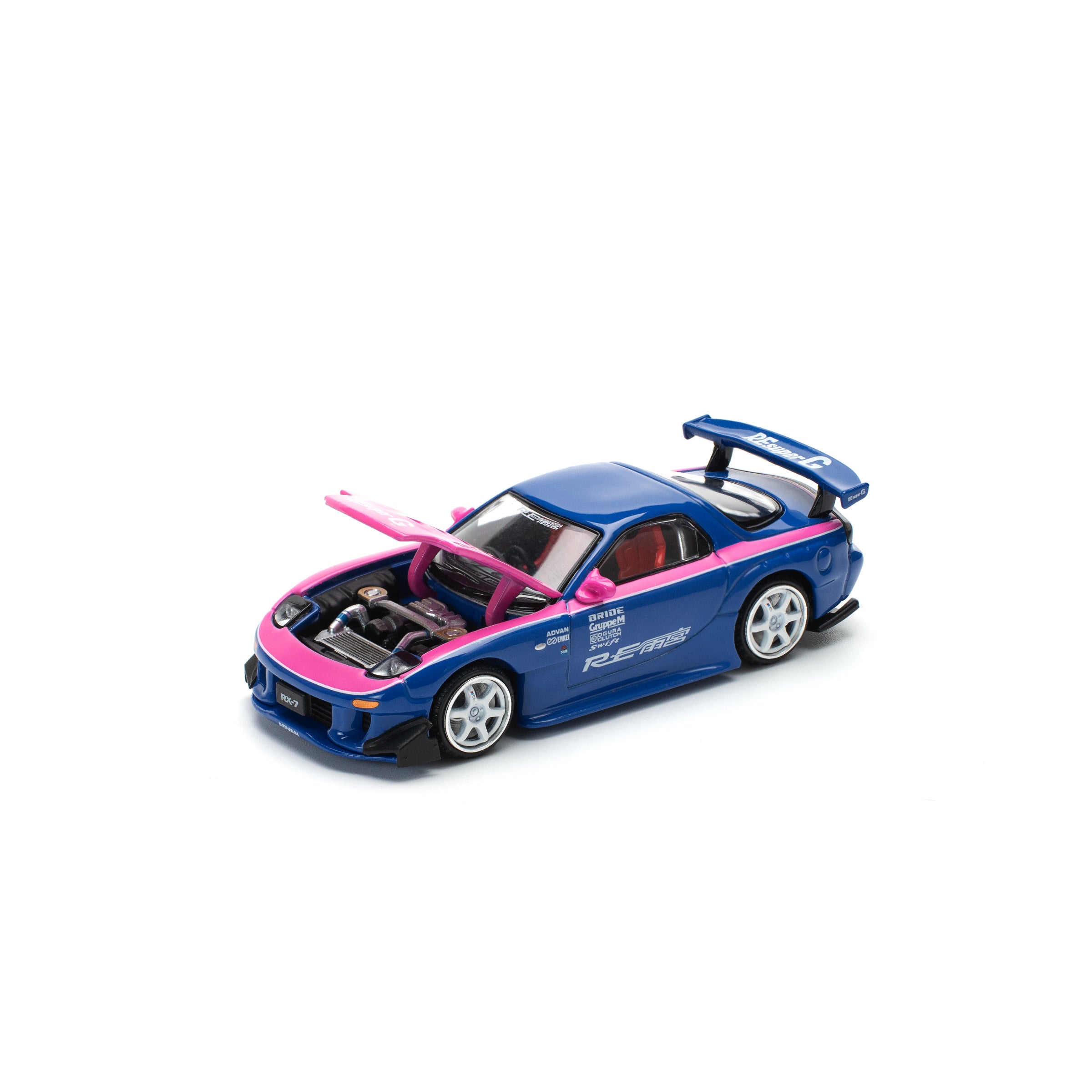MAZDA RX7 RE-AMEMIYA Pink/Blue PR640240 by Pop Race