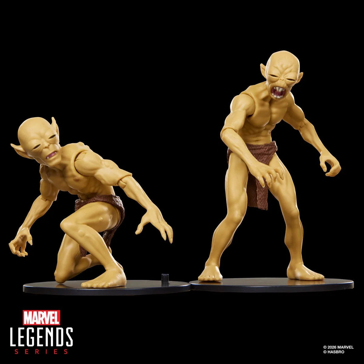 Fantastic Four Marvel Legends Mole Man & Moloids Action Figures