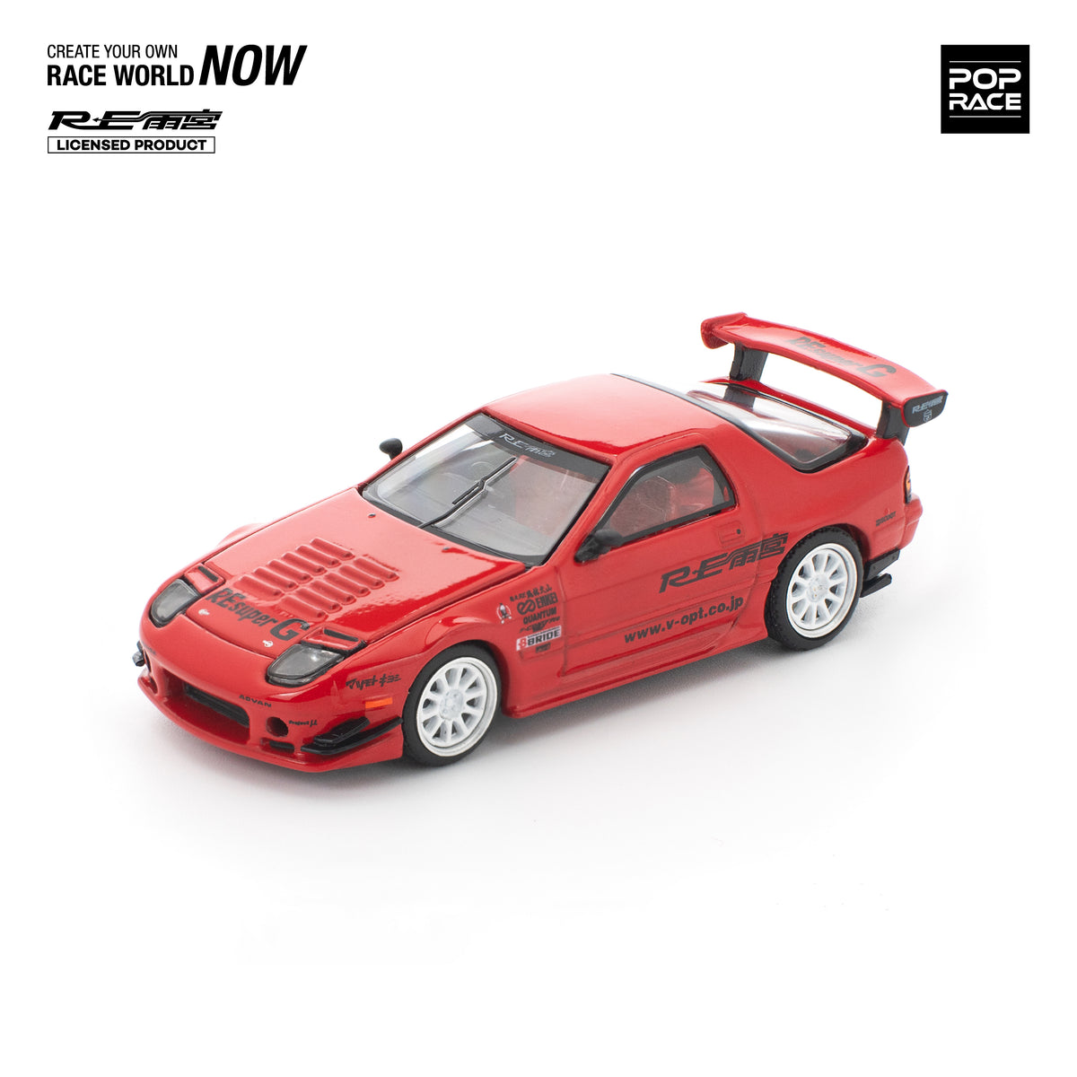 MAZDA RX7 FC3S RE-AMEMIYA RED PR640343 by Pop Race